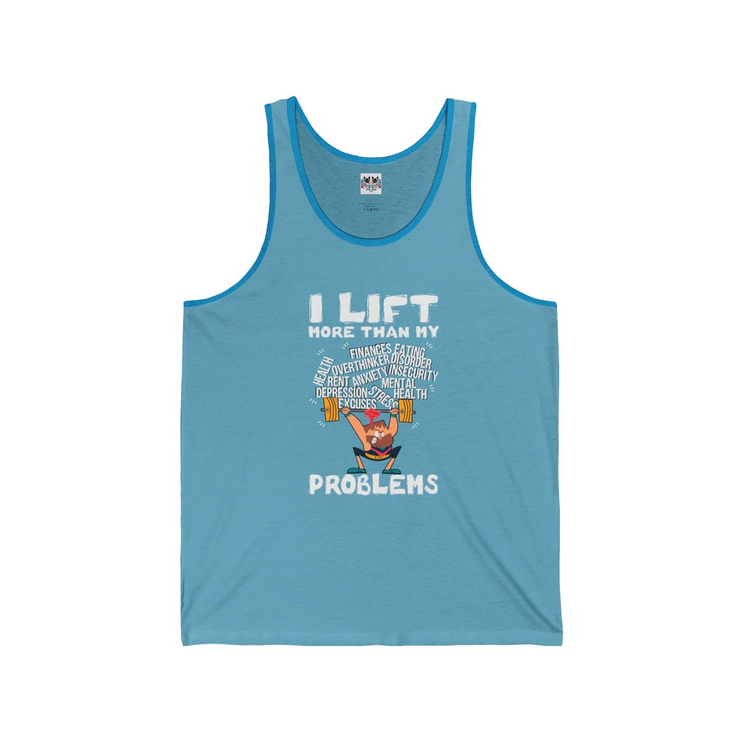I Lift More Than My Problems - Motivational Weightlifting Tank Top