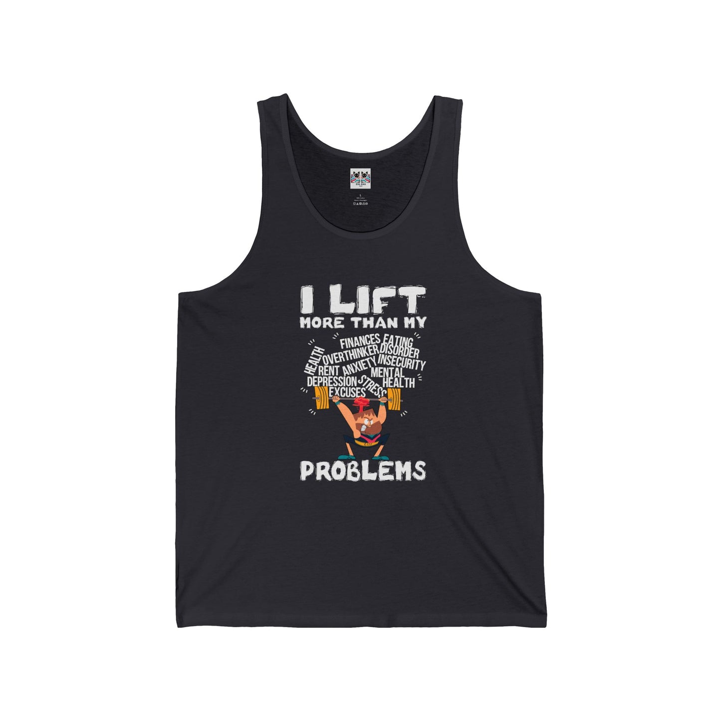 I Lift More Than My Problems - Motivational Weightlifting Tank Top