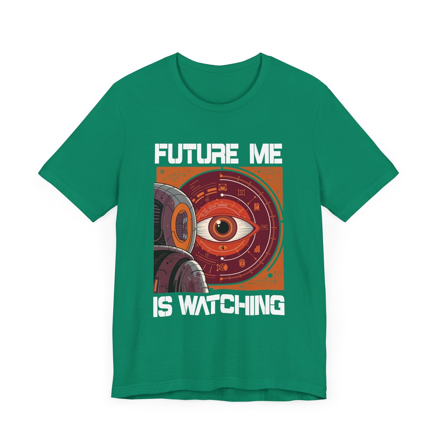 Future Me Is Watching Tee, Motivational Accountability Shirt, Self Growth Graphic Tee, Goal Driven Top, Mindset Gift