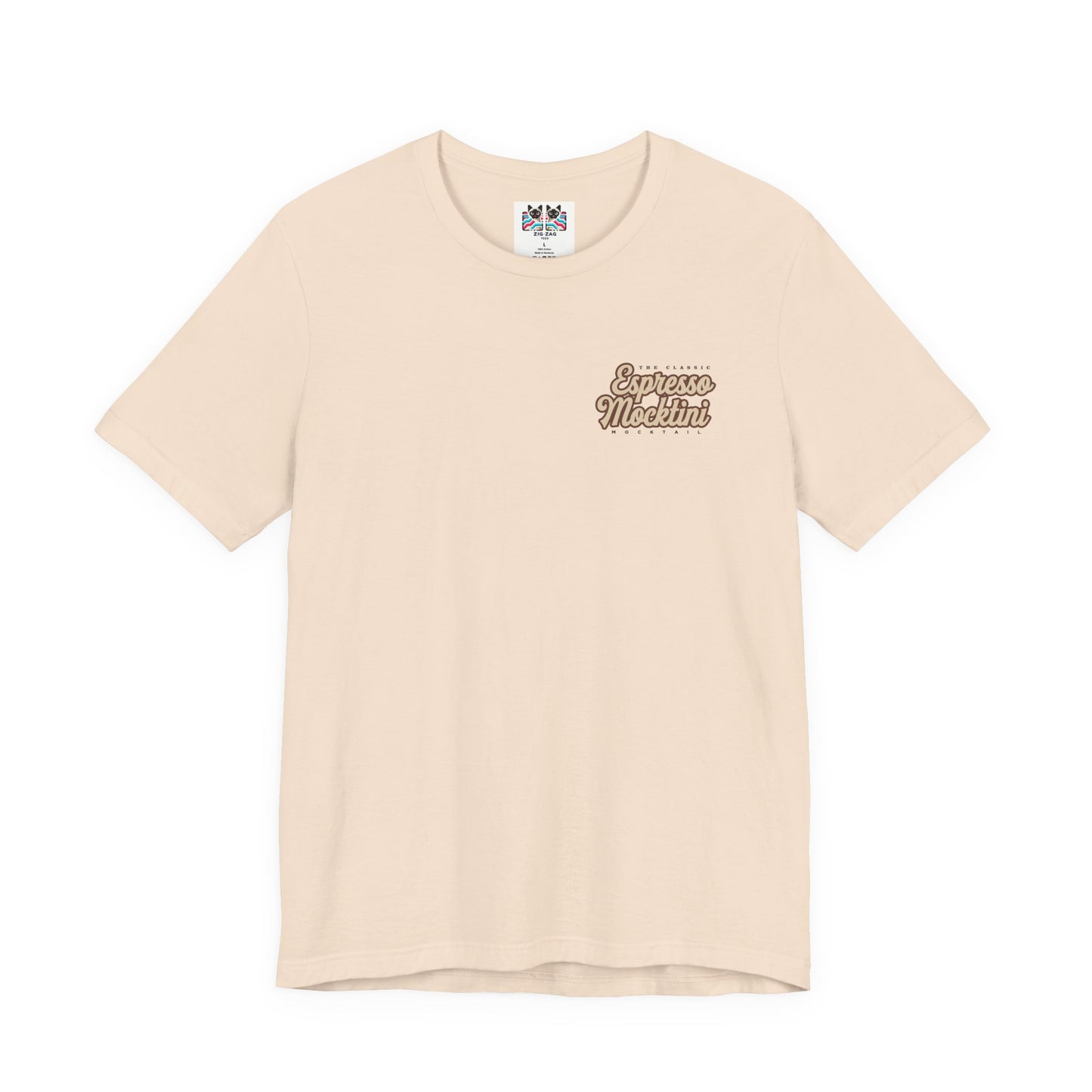 The Classic Espresso Mocktini Mocktail T-Shirt – Featuring Bold Coffee Drink Graphic