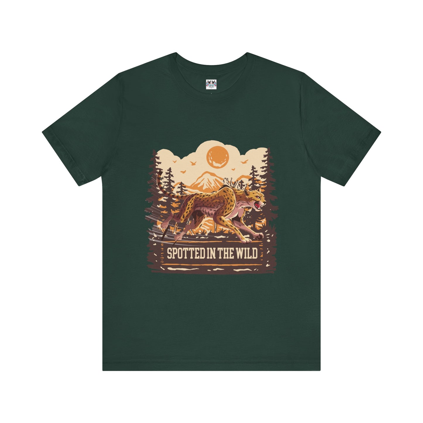 Spotted in the Wild Cheetah Forest Adventure T-Shirt