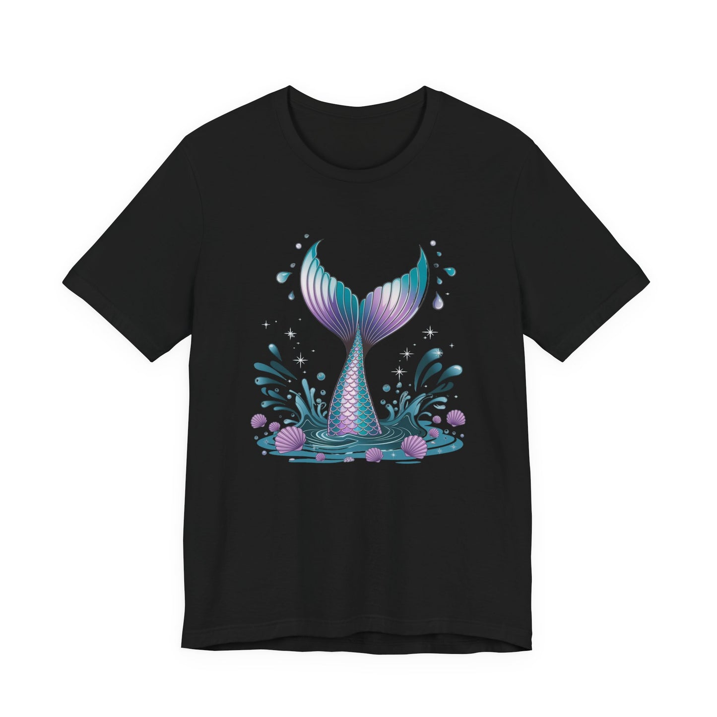 Mermaid Energy – Diving Mermaid Hip to Tail Graphic T-Shirt