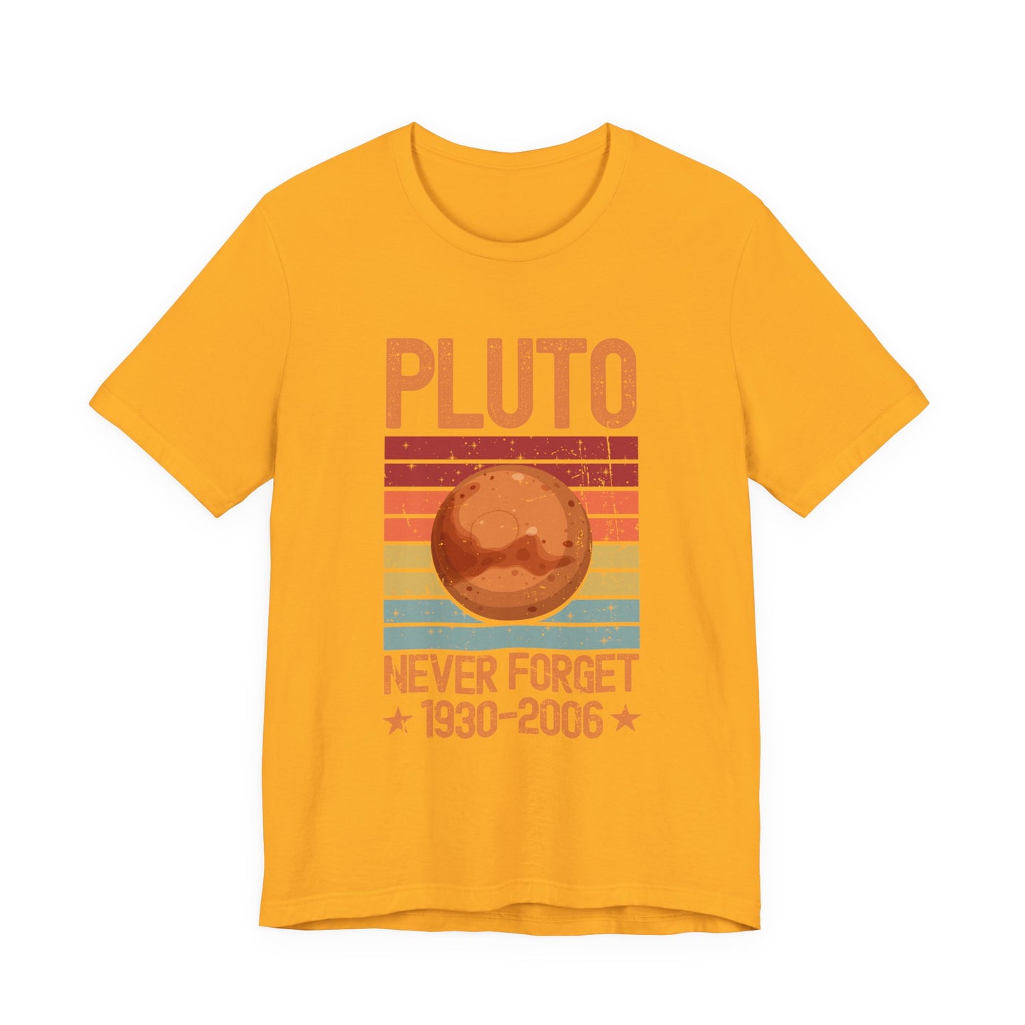 Pluto Never Forget 1930–2006 T-Shirt – Retro Space Science Planet Tee