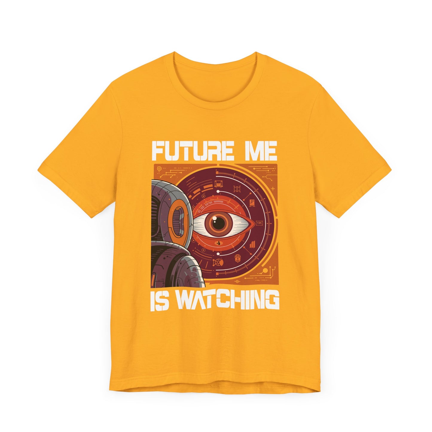 Future Me Is Watching Tee, Motivational Accountability Shirt, Self Growth Graphic Tee, Goal Driven Top, Mindset Gift