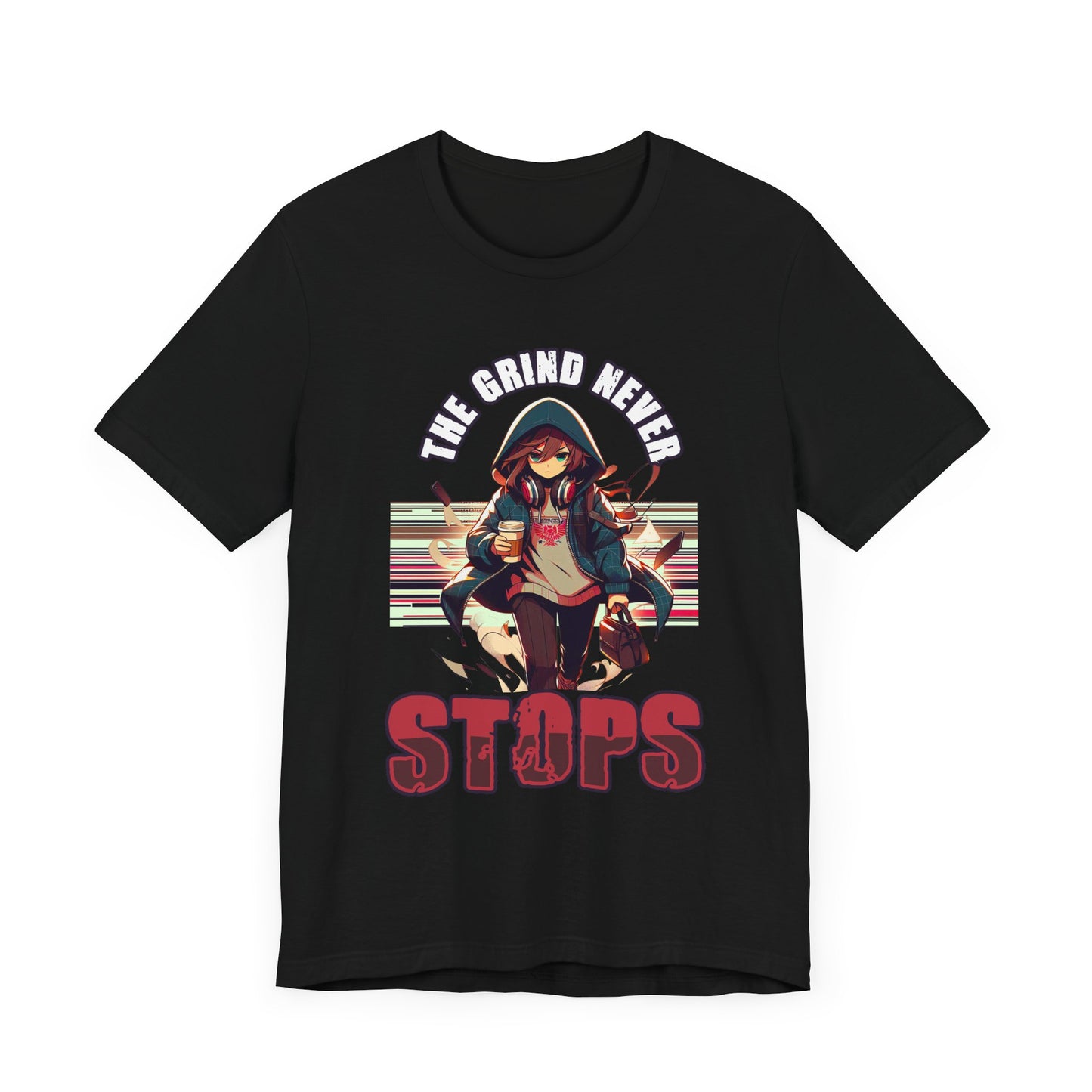 The Grind Never Stops | Hustle & Motivation T-Shirt