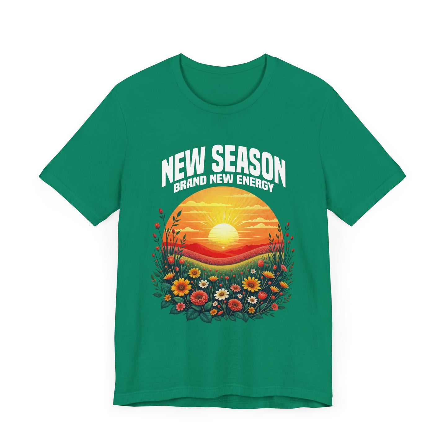 New Season New Energy Tee, Fresh Start Shirt, Spring Reset Top, Personal Growth Tee, Motivational Mood Tee