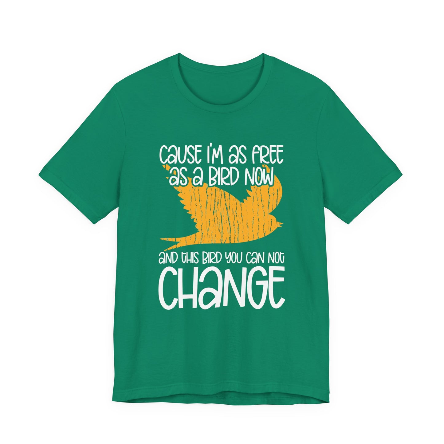 Free as a Bird T-Shirt – Abstract Flying Bird Graphic Freedom Tee