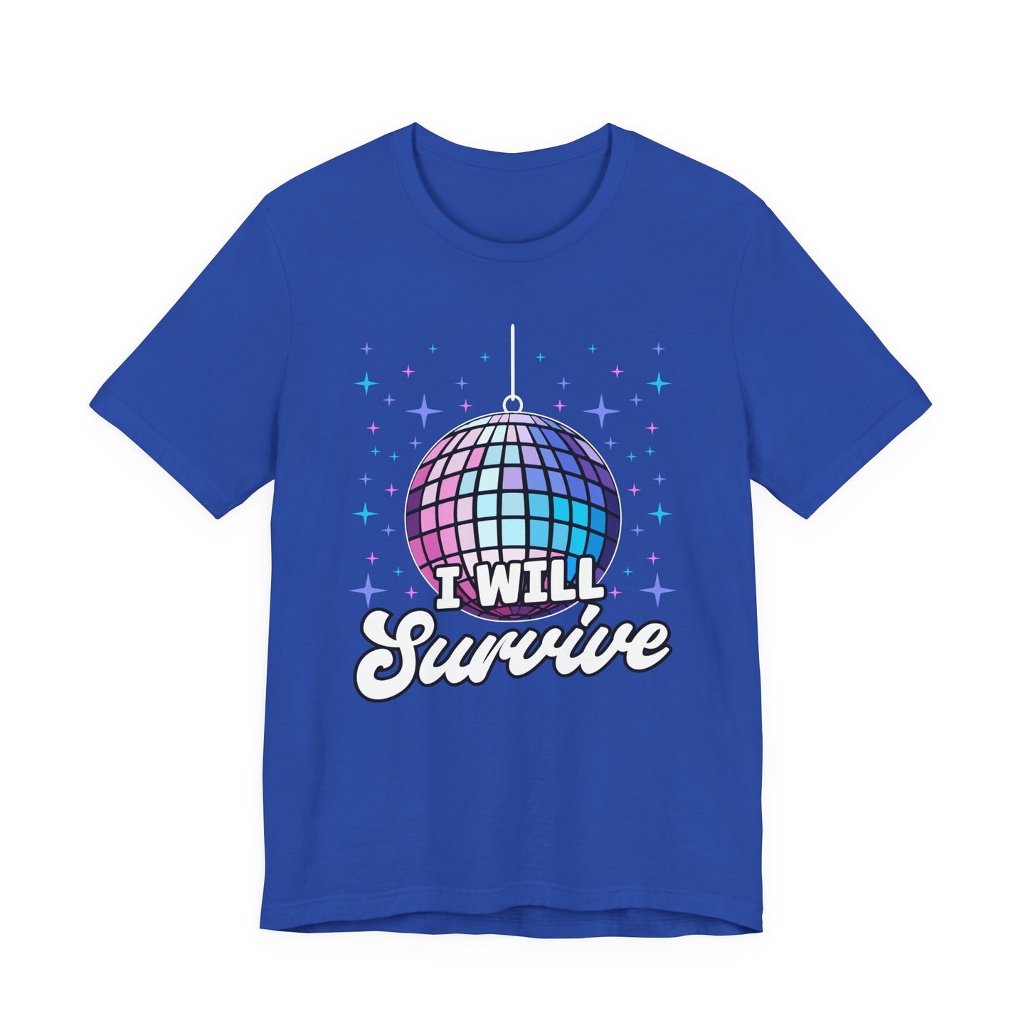 I Will Survive Disco Ball T-Shirt – Retro Party Dance Floor Graphic Tee