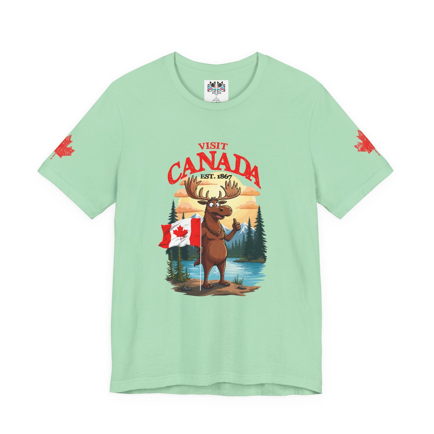 Visit Canada Moose Welcome T-Shirt