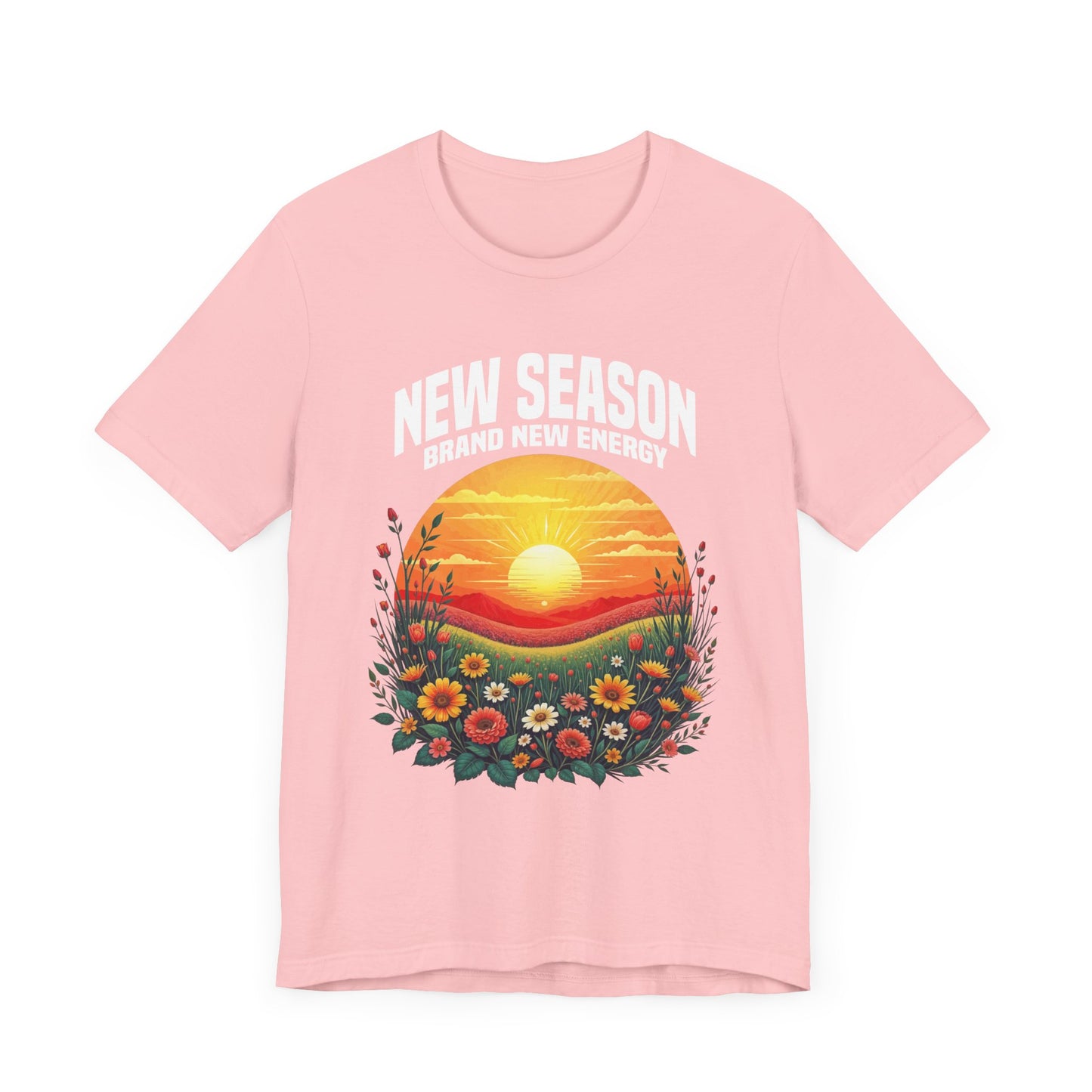 New Season New Energy Tee, Fresh Start Shirt, Spring Reset Top, Personal Growth Tee, Motivational Mood Tee
