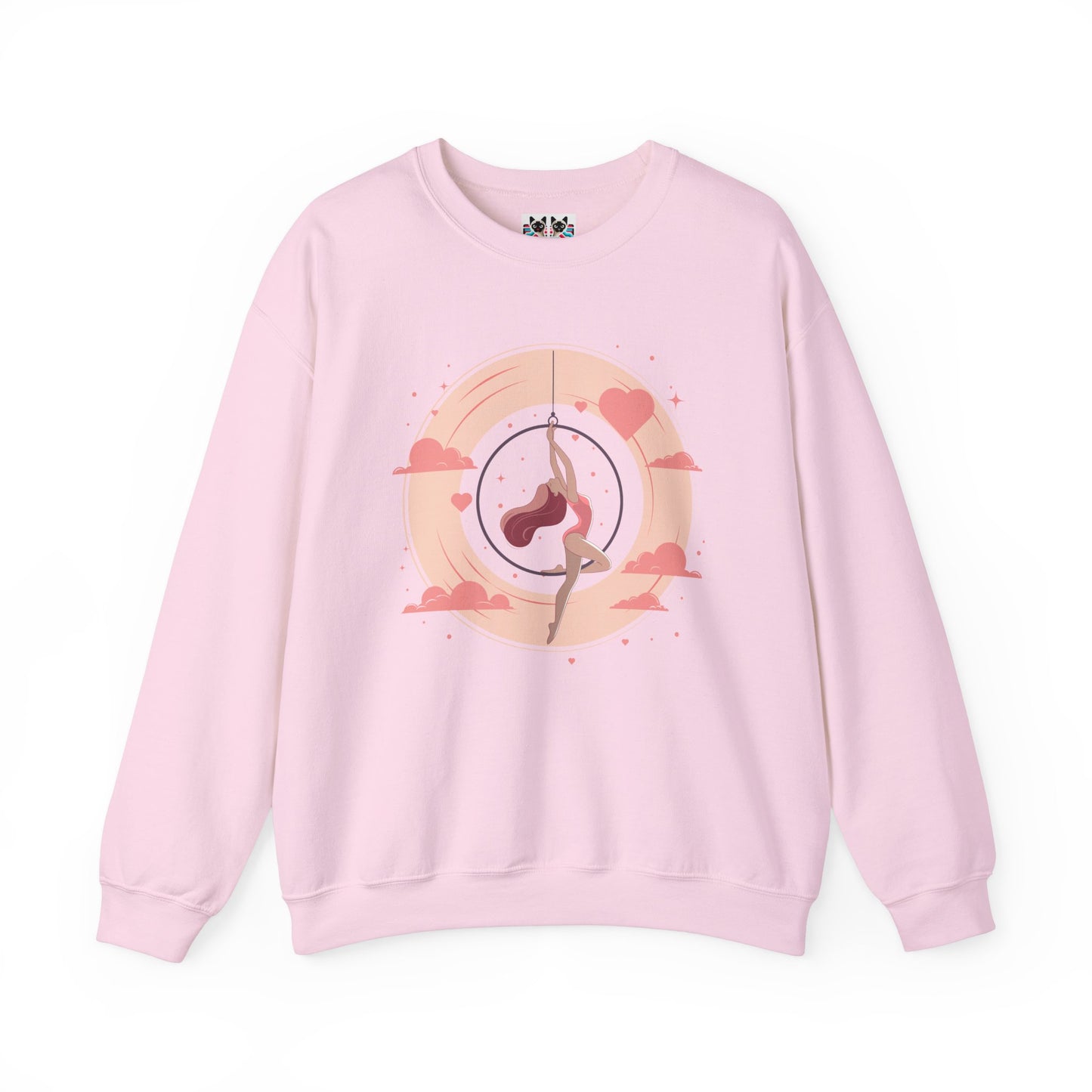 Aerial Hoop Aerialist - Elegant & Artistic Dancer Crewneck Sweatshirt
