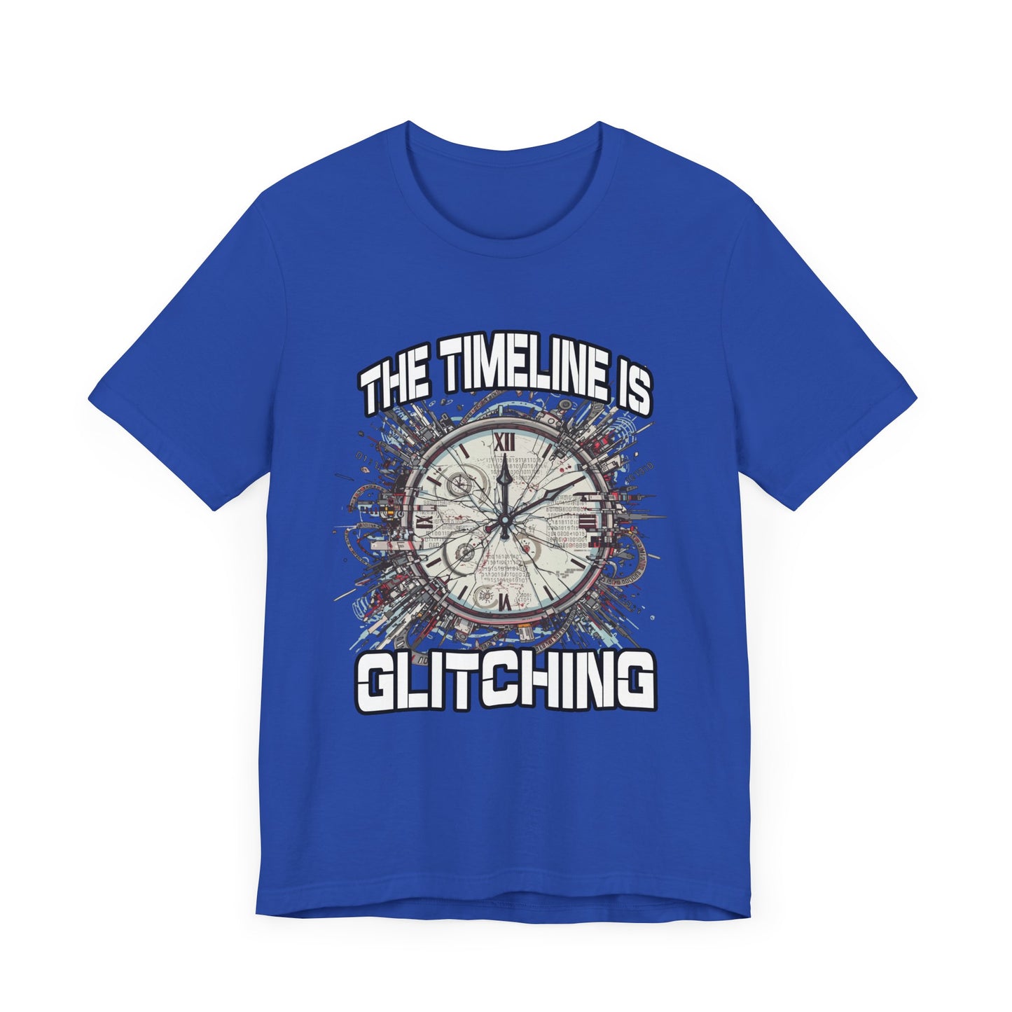 The Timeline is Glitching Tee, Sci-Fi Reality Error Shirt, Alternate Universe Humor Tee, Time Travel Nerd Gift Top