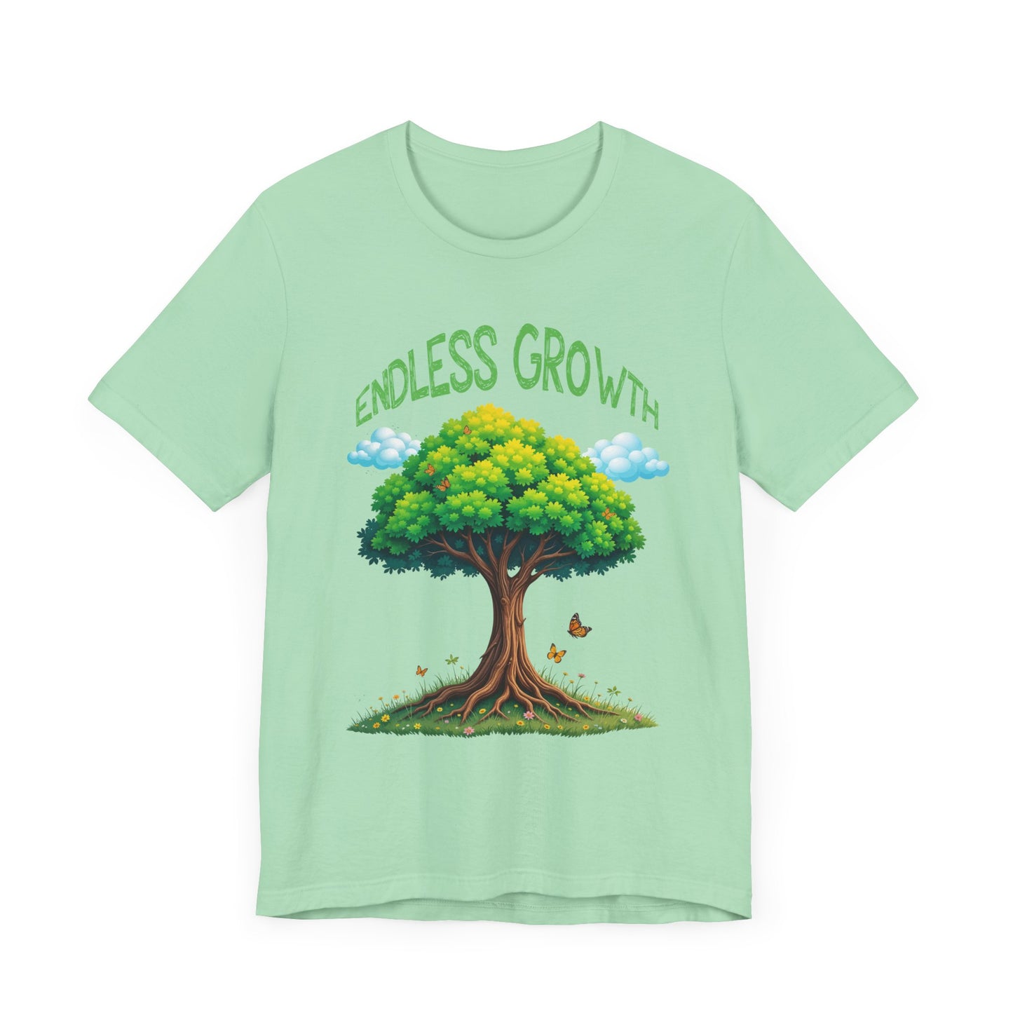Endless Growth | Inspirational Tree & Butterfly T-Shirt