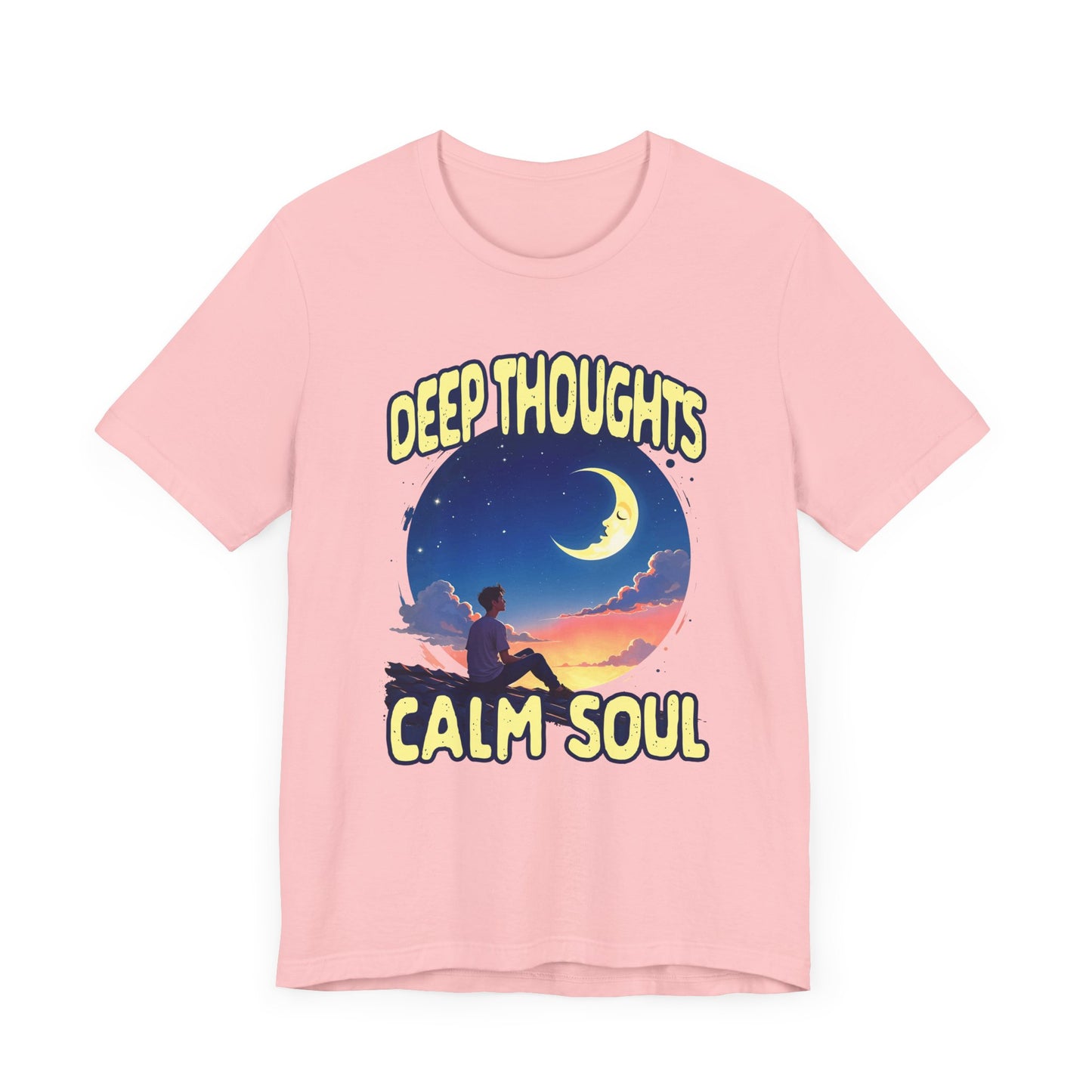 Midnight Thoughts Shirt Deep Thinker Aesthetic Tee for Overthinkers Night Owls Poets and Anyone Whose Mind Comes Alive After Dark