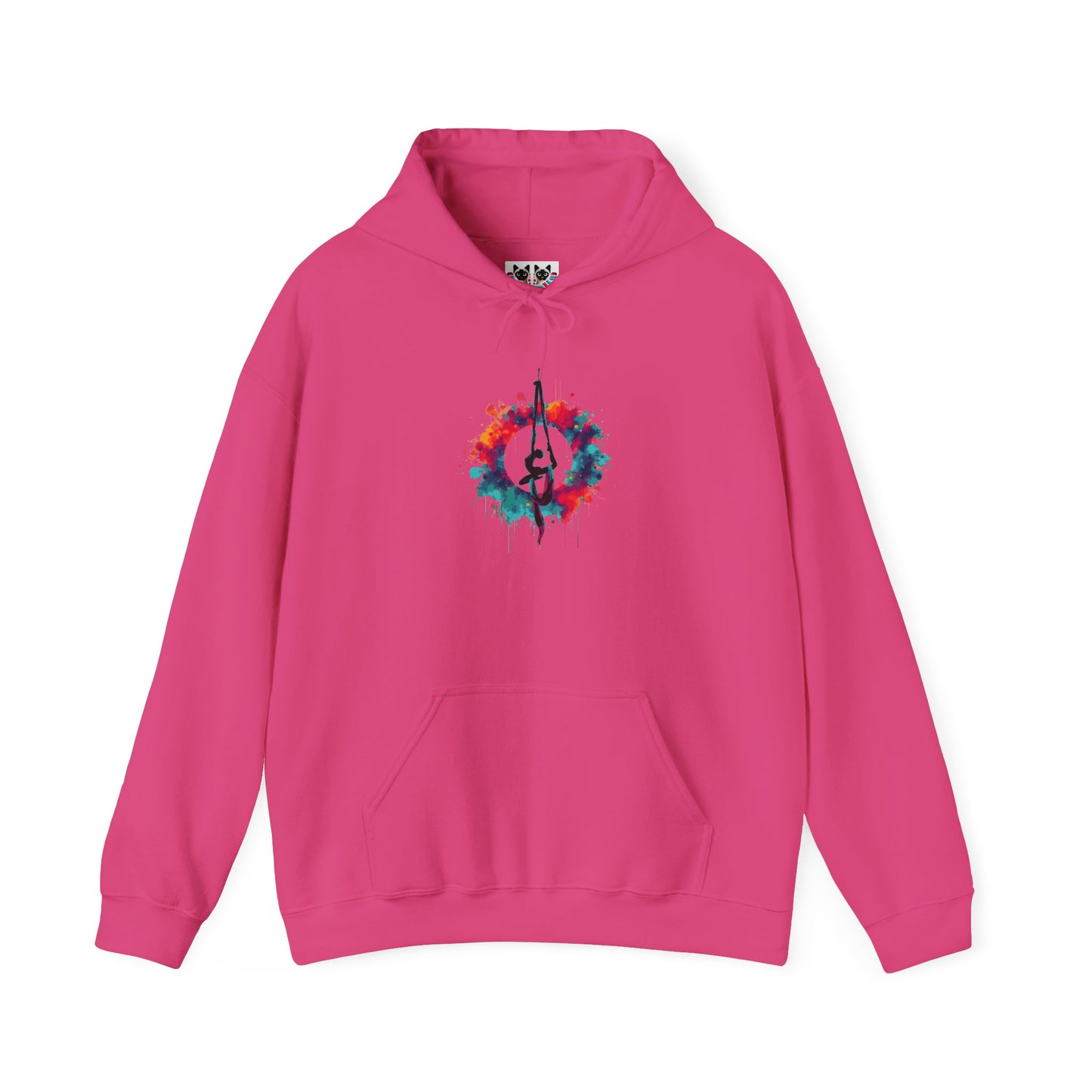 Aerialist Colorsplash - Vibrant Aerial Yoga & Dance Hoodie