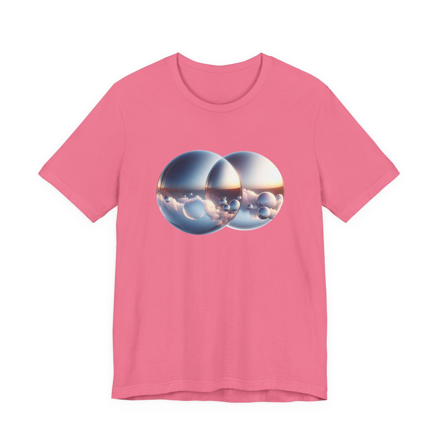 Parallel Universe Portal – Illusional Bubble Window Graphic T-Shirt
