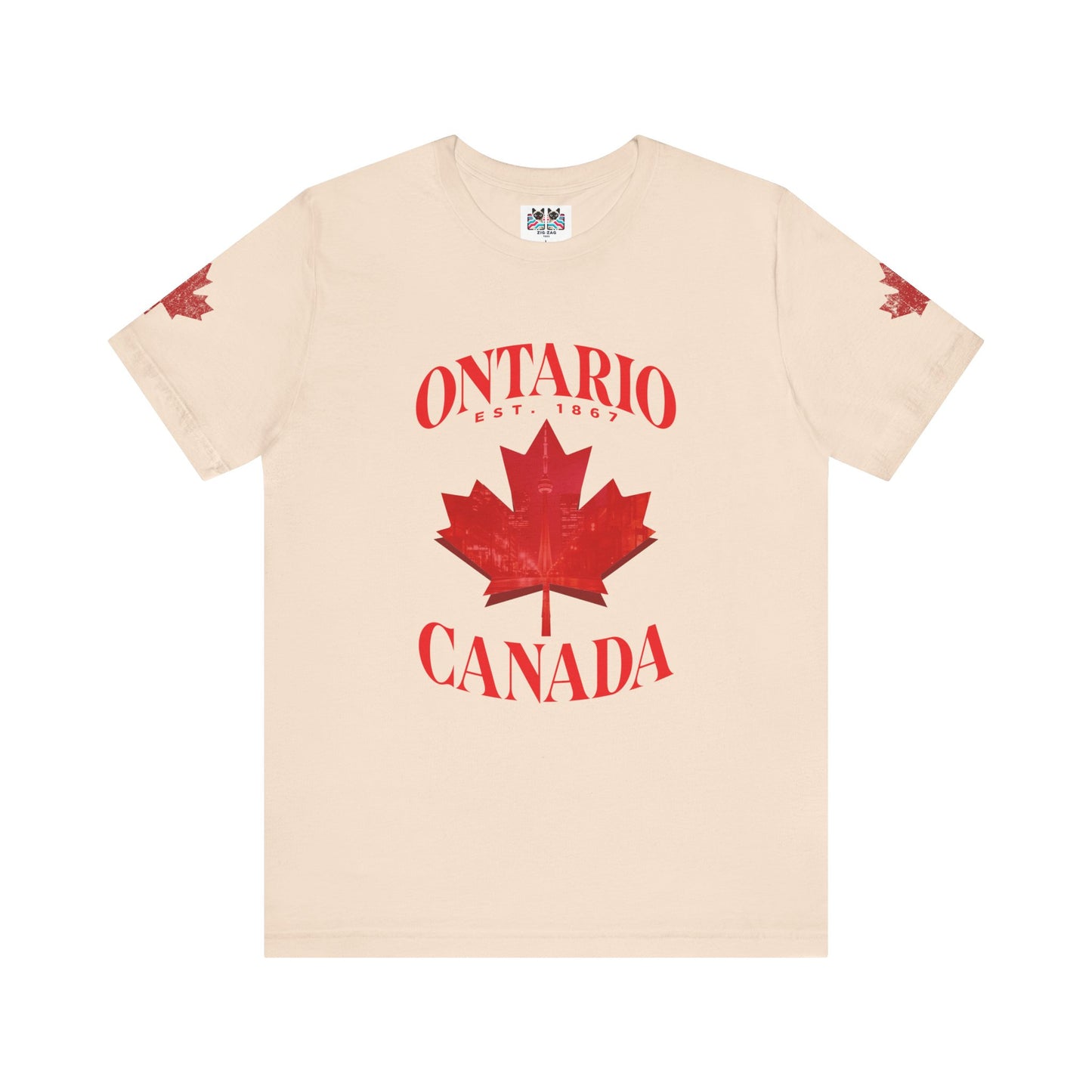Ontario Skyline Maple Leaf T-Shirt