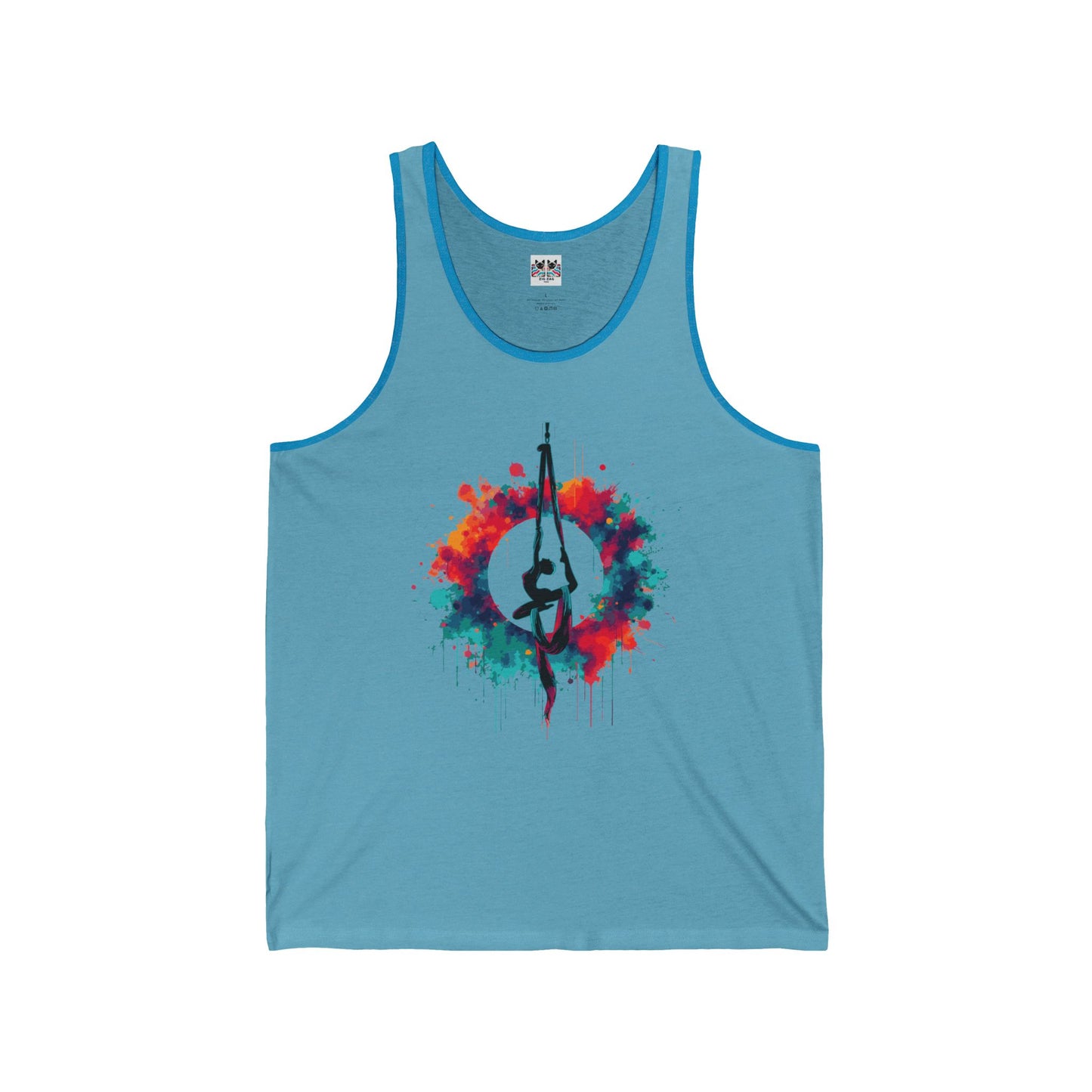 Aerialist Colorsplash - Vibrant Aerial Yoga & Dance Tank Top