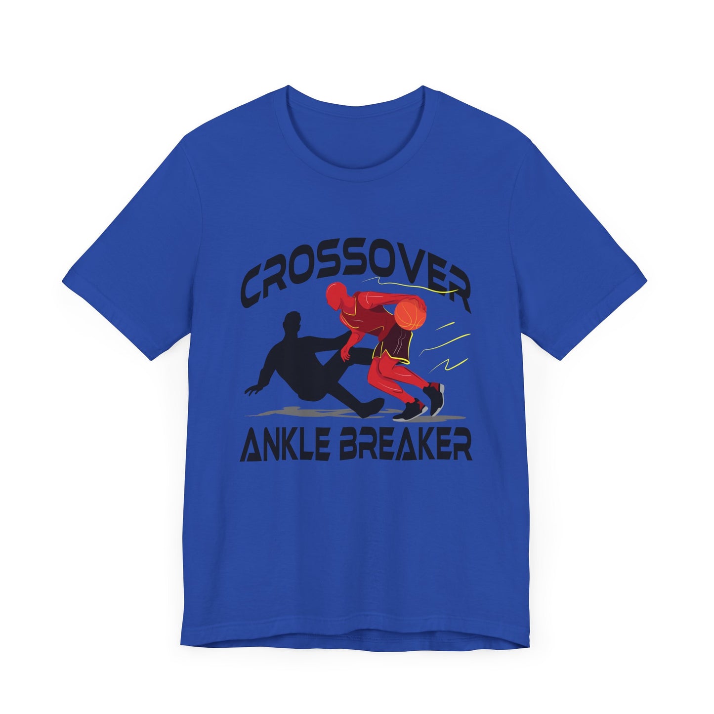 Crossover Ankle Breaker Shirt, Basketball Motion Graphic Tee, Fast Break Dribble T Shirt, Sports Highlight Apparel, Court Domination Top