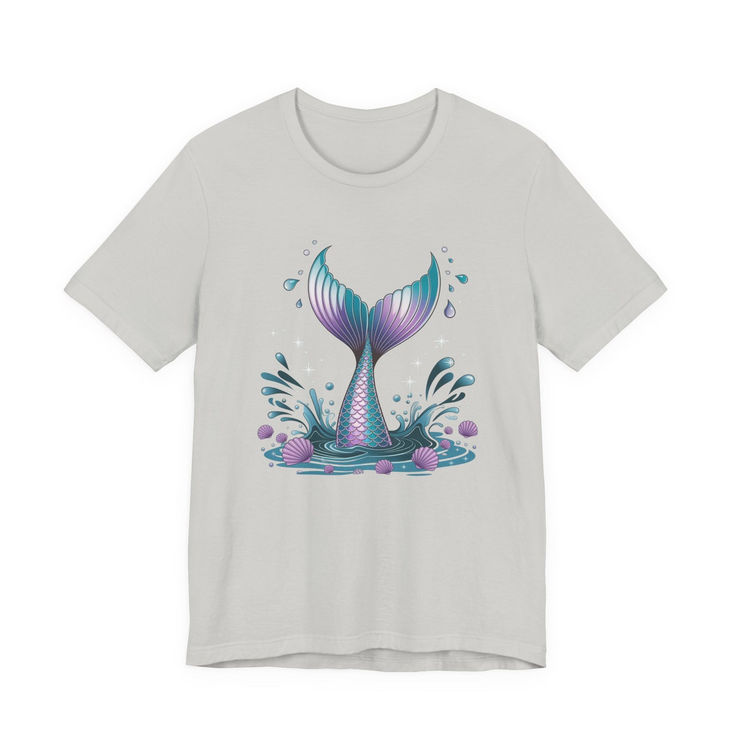 Mermaid Energy – Diving Mermaid Hip to Tail Graphic T-Shirt
