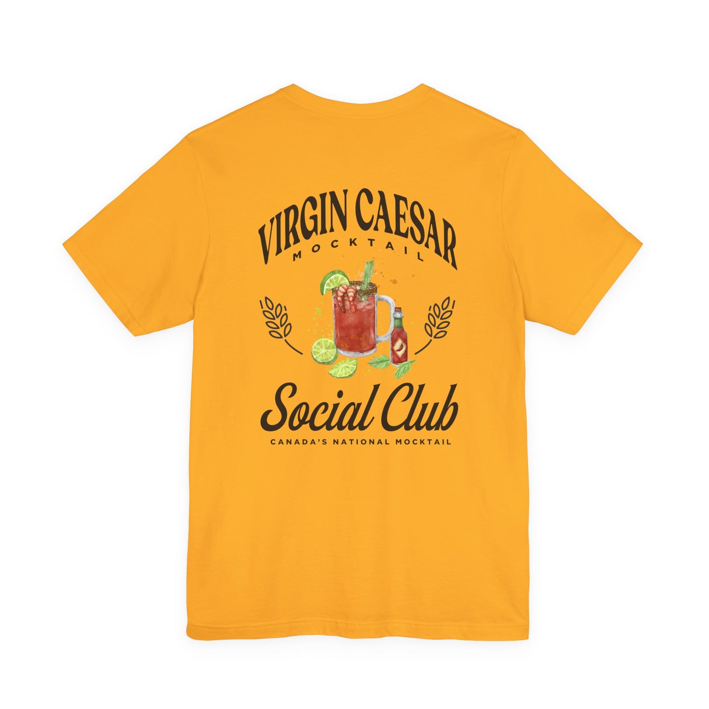 Virgin Caesar Mocktail T-Shirt – Featuring Classic Canadian Drink Graphic