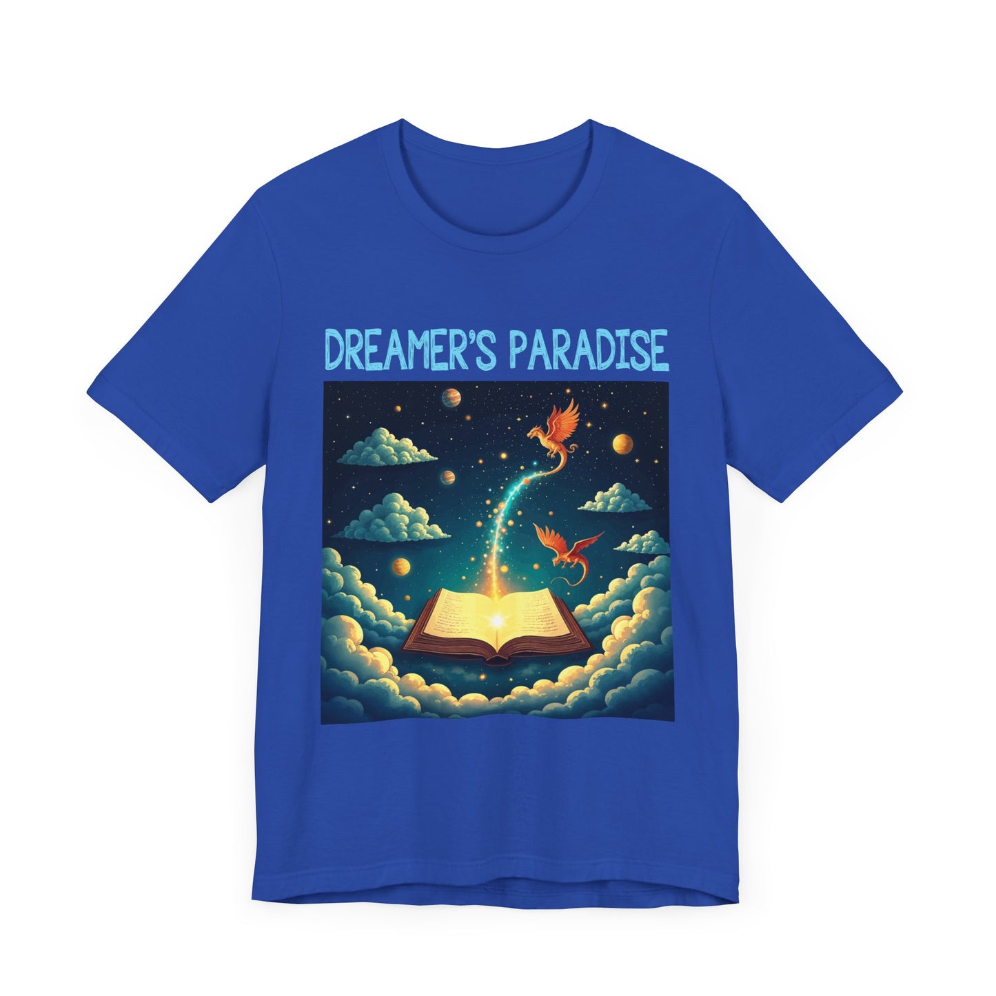 Dreamers Paradise | Fantasy Dragons & Magic Book T-Shirt