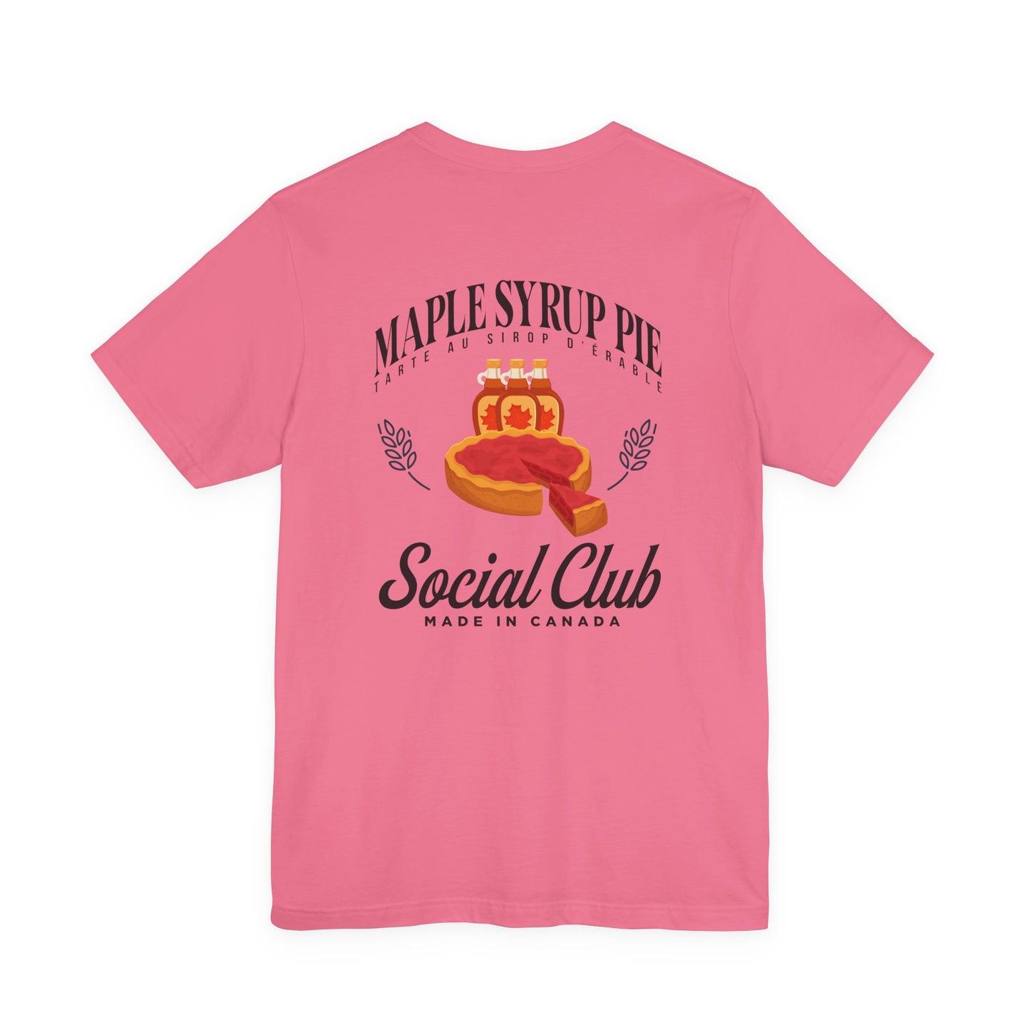 Maple Syrup Pie T-Shirt – Featuring Classic Canadian Dessert Graphic