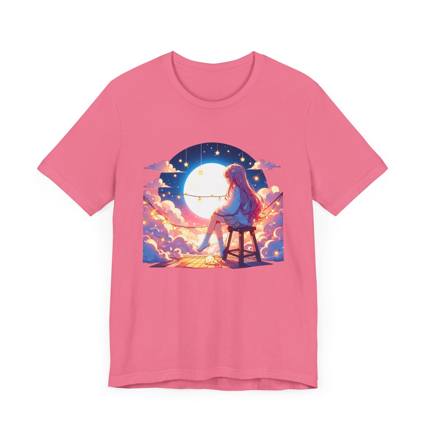 Rooftop Dreams - Starry Night Escape T-Shirt