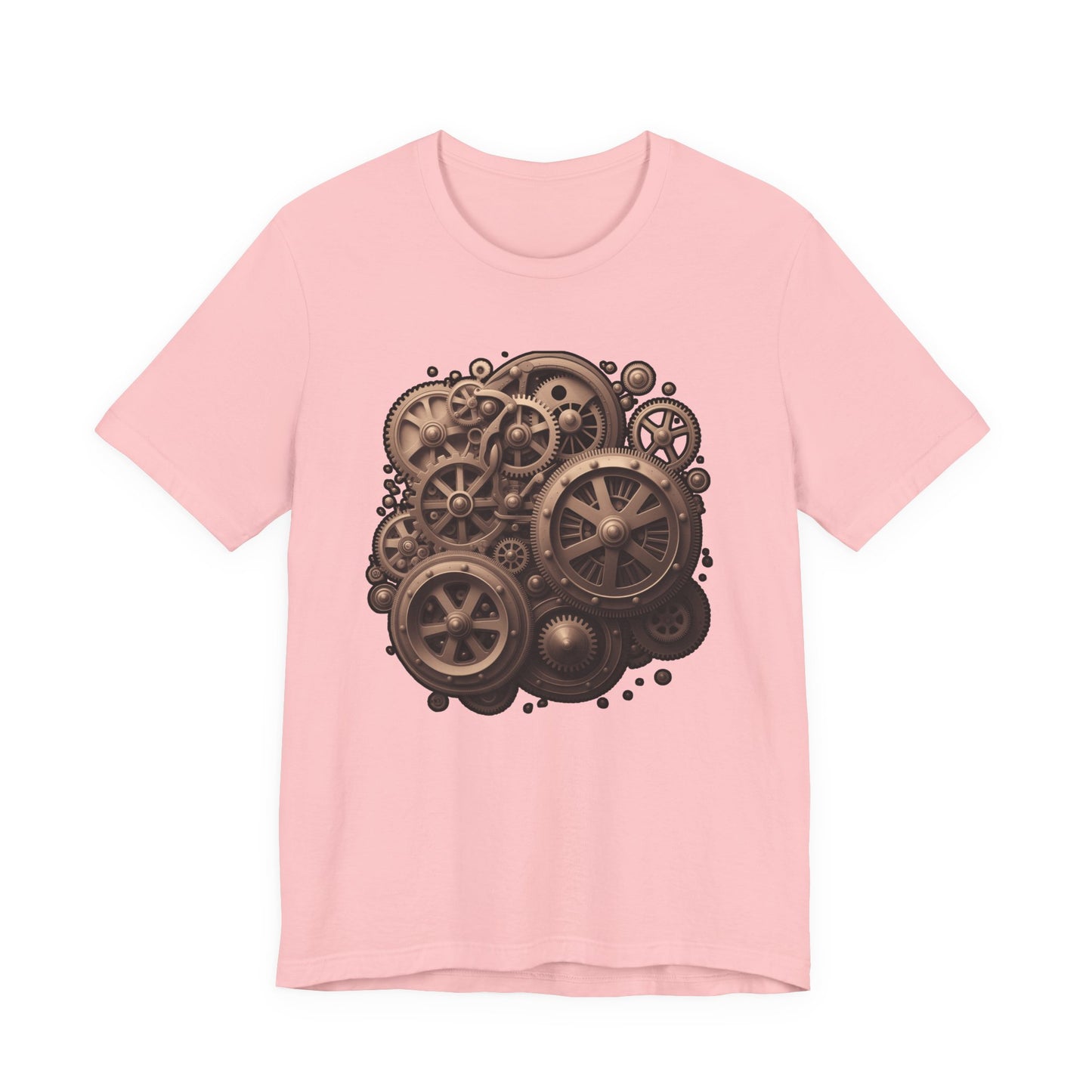 The Age of Machines Tshirt – Interconnected Gear Wheels Graphic