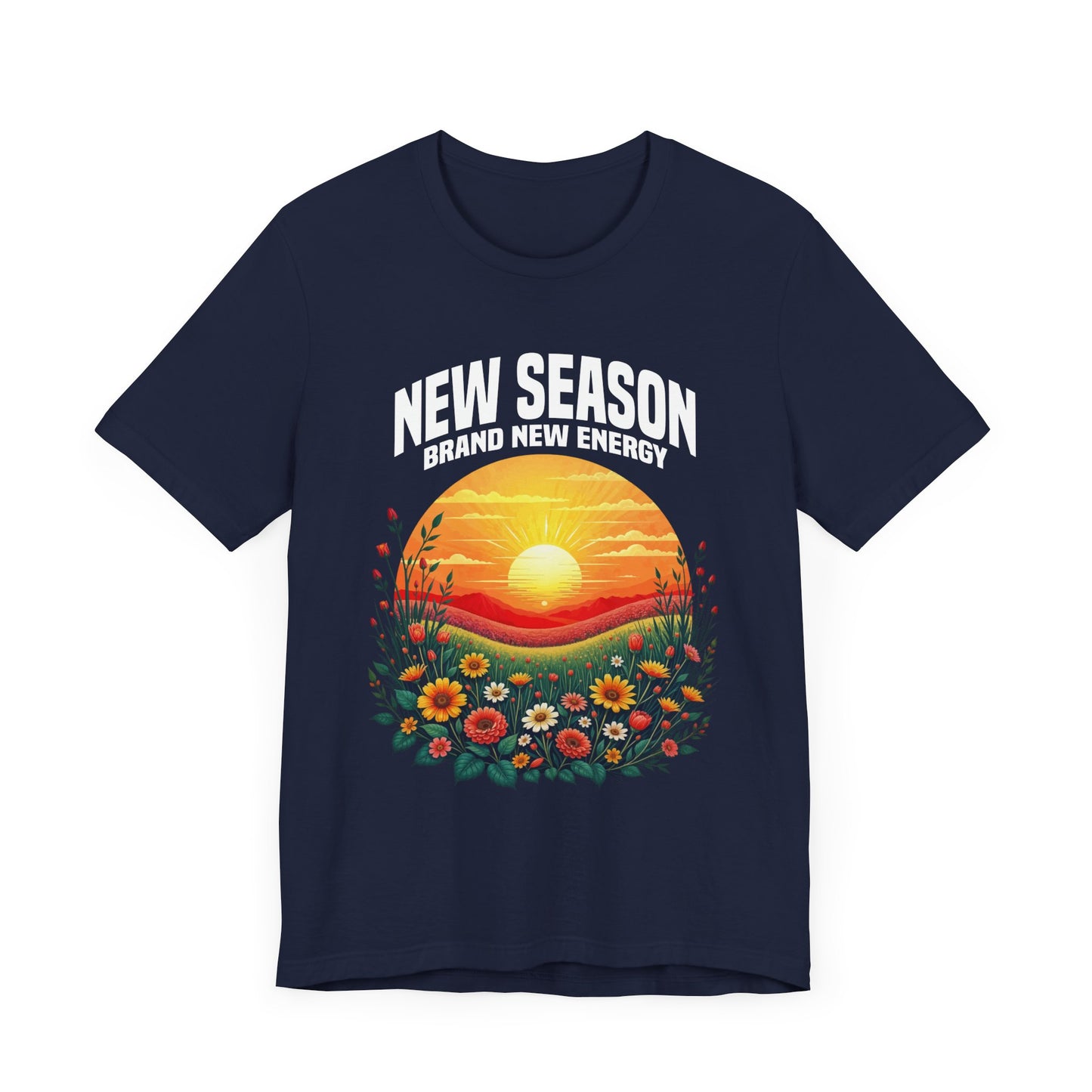 New Season New Energy Tee, Fresh Start Shirt, Spring Reset Top, Personal Growth Tee, Motivational Mood Tee