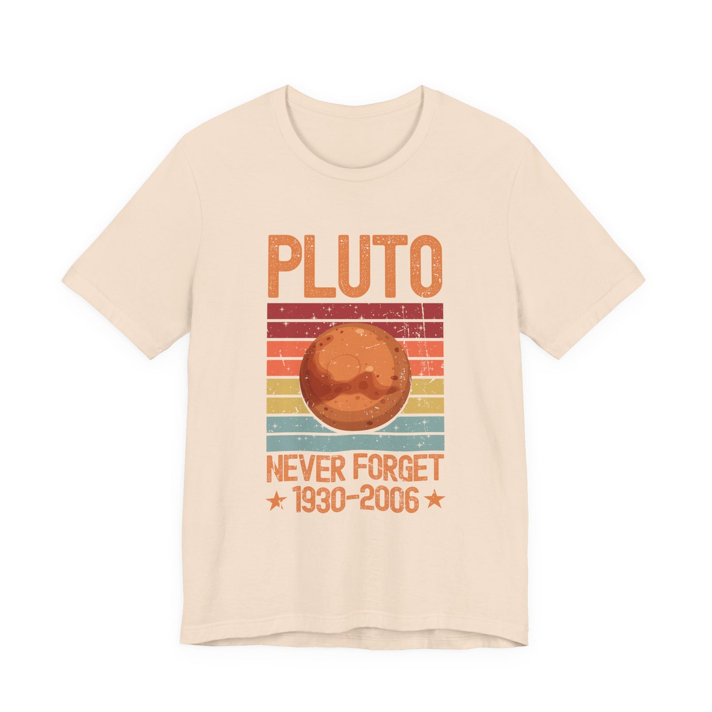 Pluto Never Forget 1930–2006 T-Shirt – Retro Space Science Planet Tee