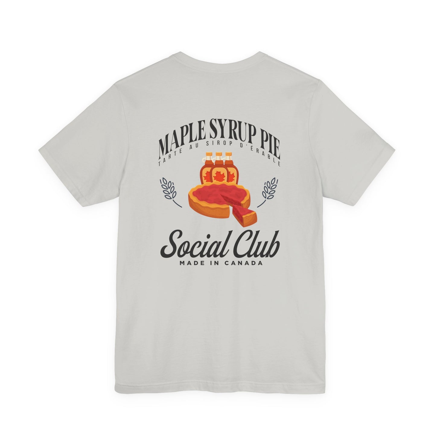 Maple Syrup Pie T-Shirt – Featuring Classic Canadian Dessert Graphic