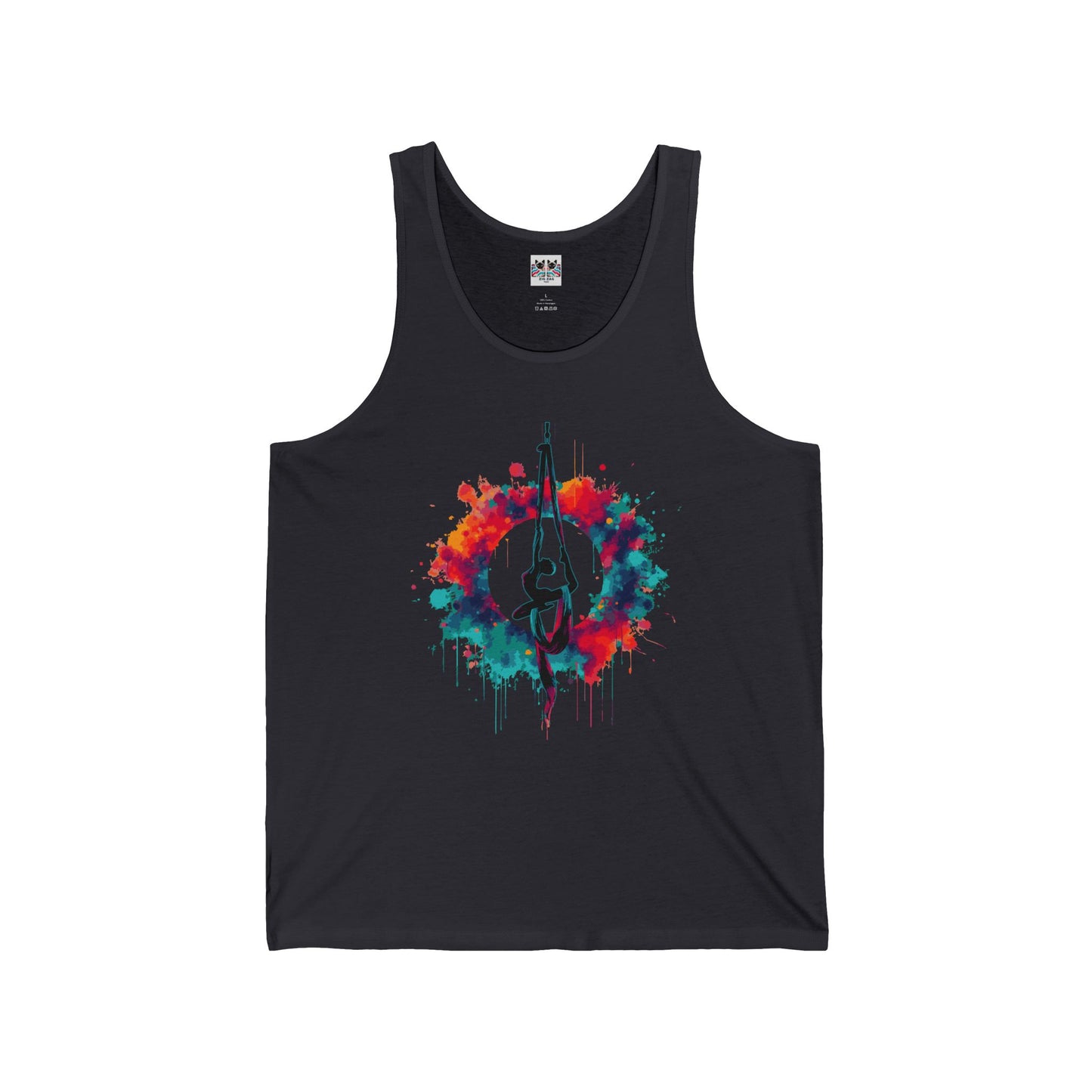 Aerialist Colorsplash - Vibrant Aerial Yoga & Dance Tank Top