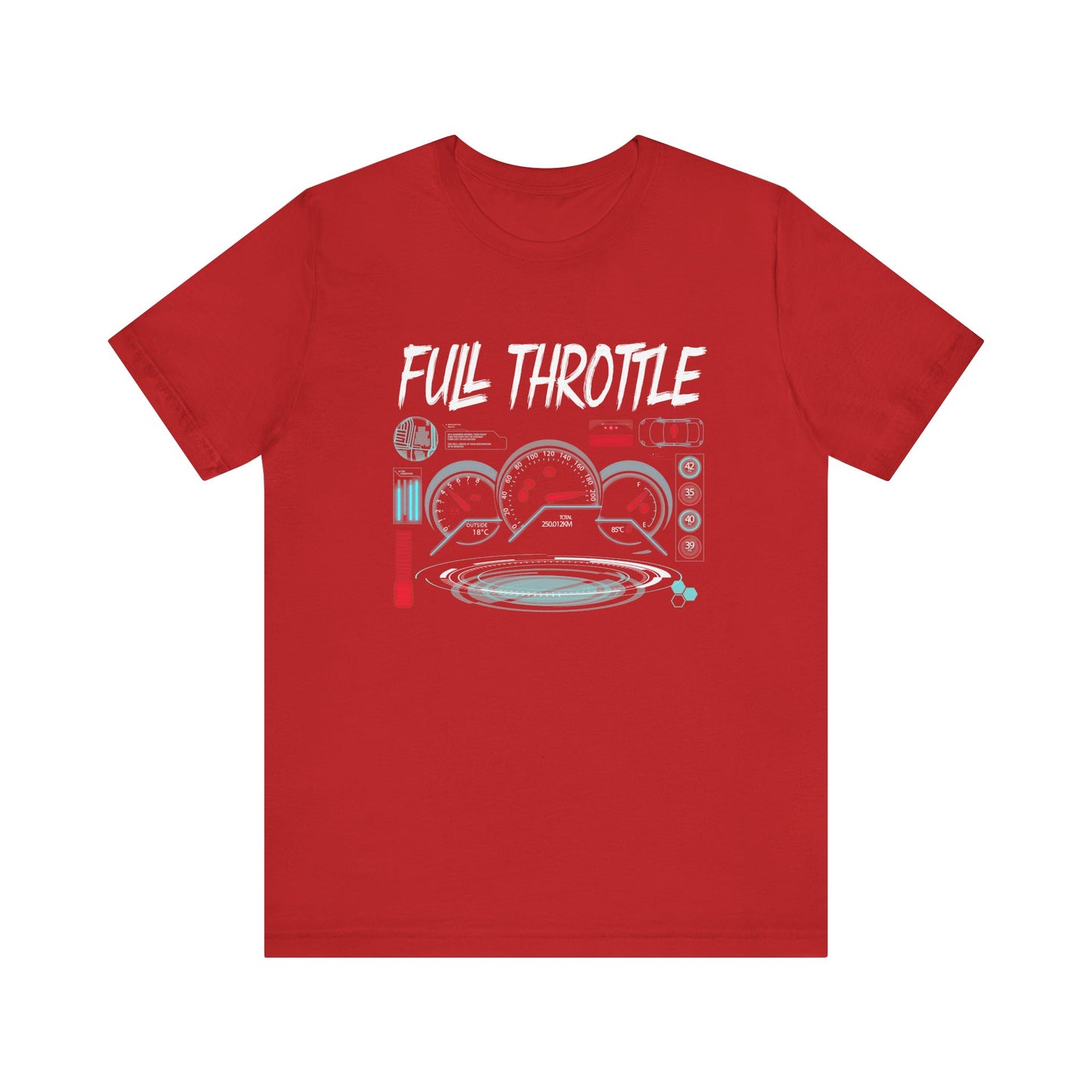 Speedometer Maxed Out Racing Tee for Athletes Who Burn Tracks Push Limits and Move Too Fast for Anything but First Place