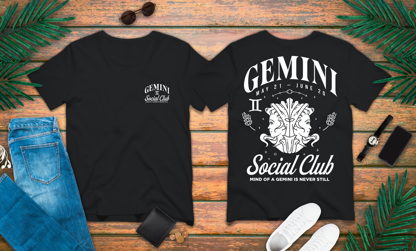 Gemini Social Club T-Shirt – Mind of the Gemini Is Never Still