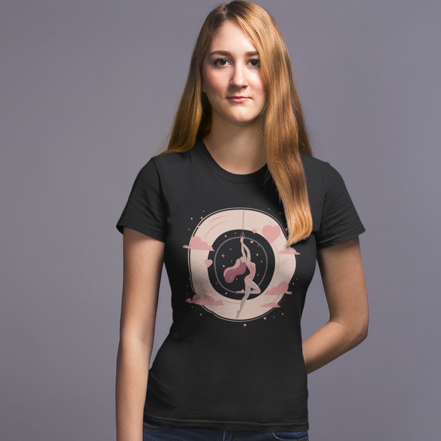 Aerial Hoop Aerialist - Elegant & Artistic Dancer T-Shirt