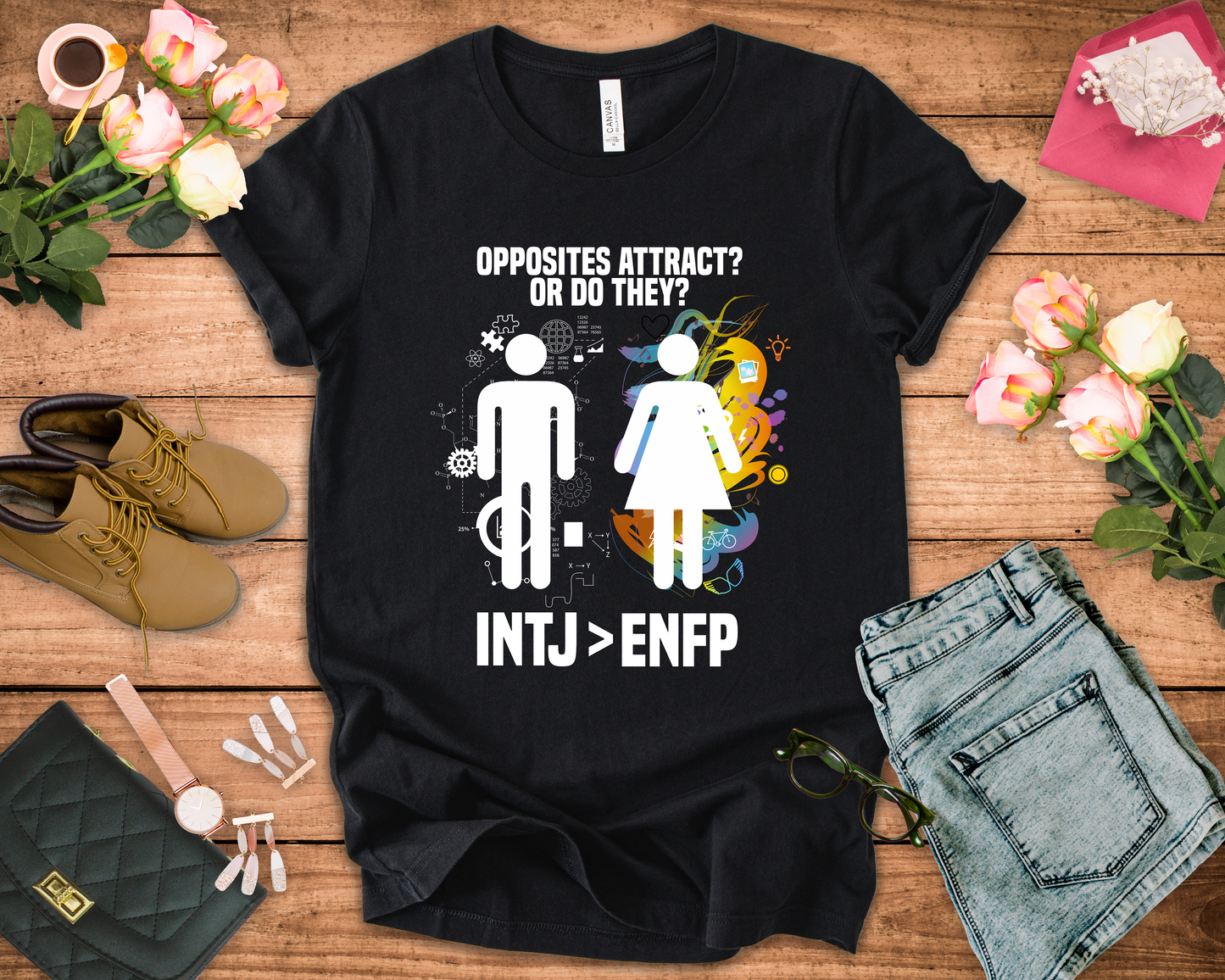 INTJ and ENFP Official Graphic Statement Tee for Bold Minds, Modern Thinkers, and Everyday Expression Everywhere