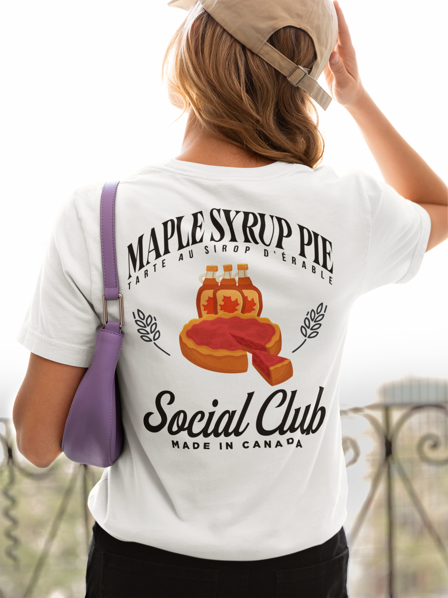 Maple Syrup Pie T-Shirt – Featuring Classic Canadian Dessert Graphic