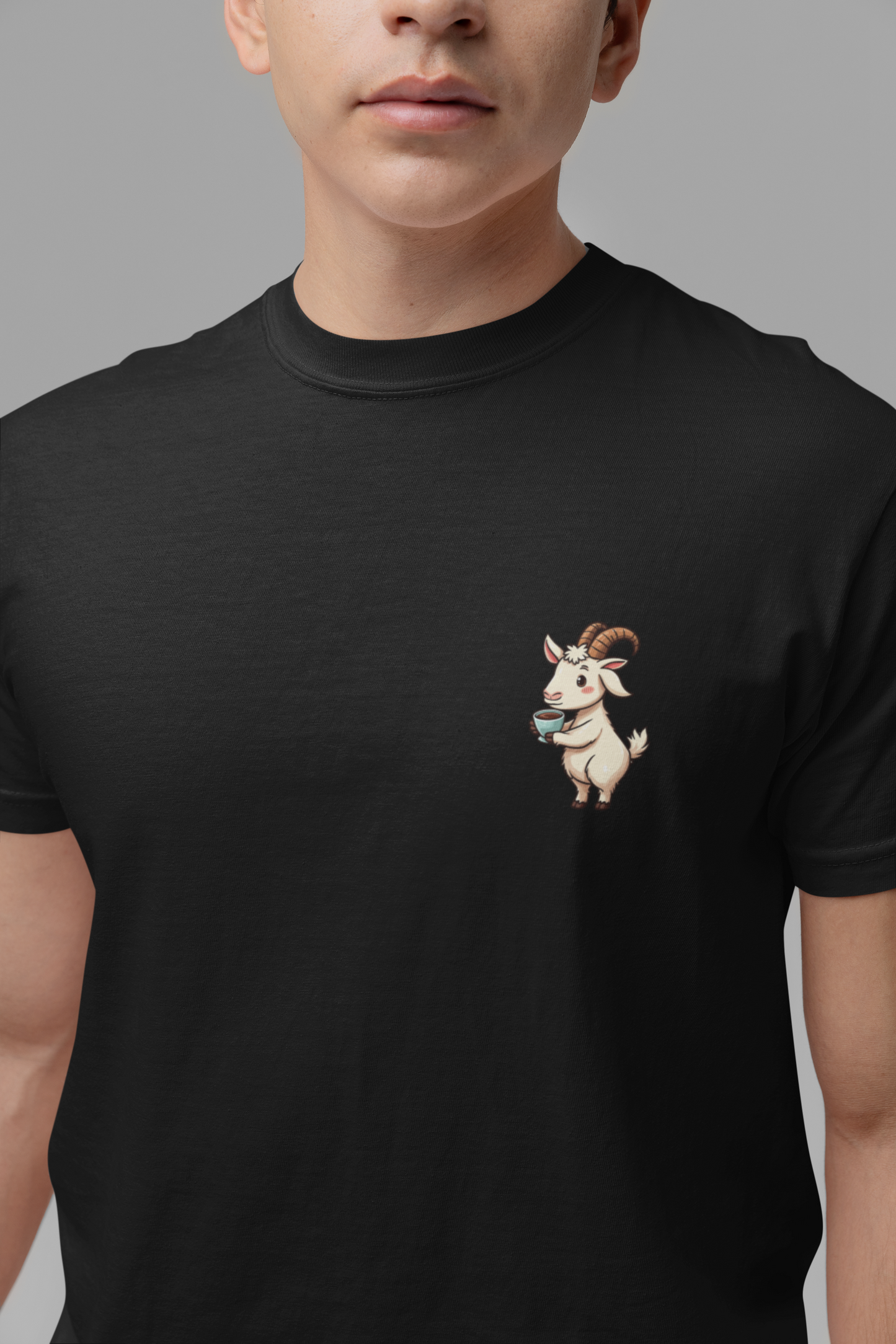 Drink Coffee Then Discuss GOATS Funny Goat Coffee T-Shirt