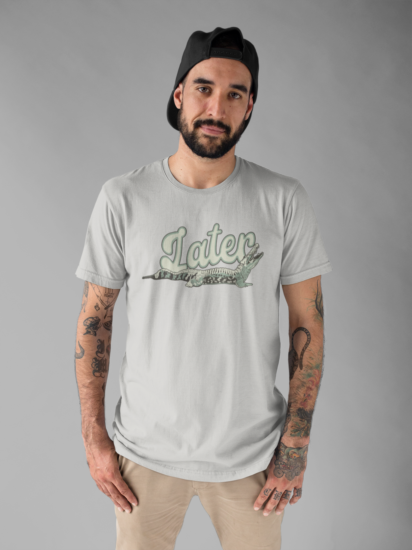 Later Alligator T-Shirt – Casual Funny Alligator Graphic Tee