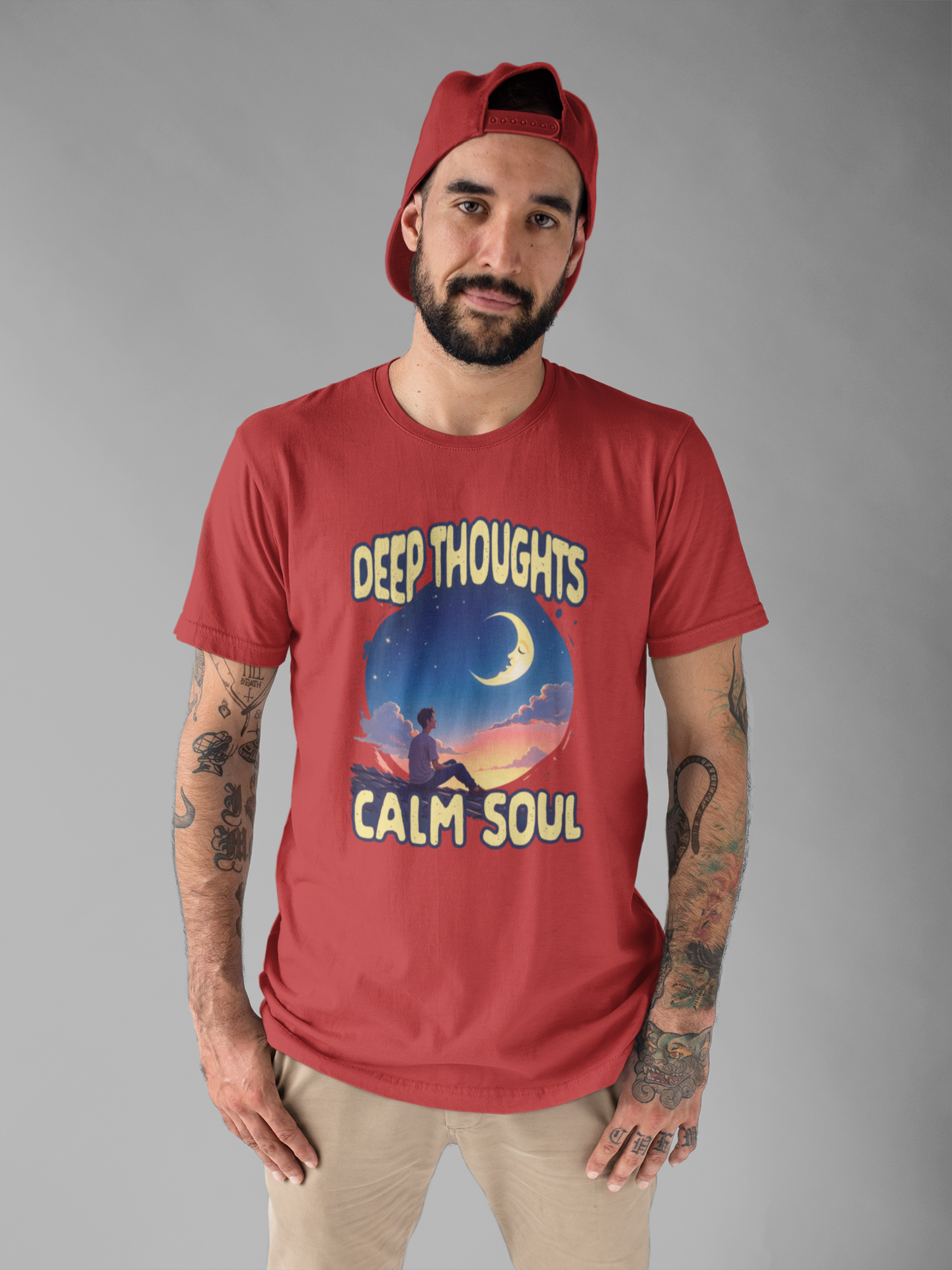 Midnight Thoughts Shirt Deep Thinker Aesthetic Tee for Overthinkers Night Owls Poets and Anyone Whose Mind Comes Alive After Dark