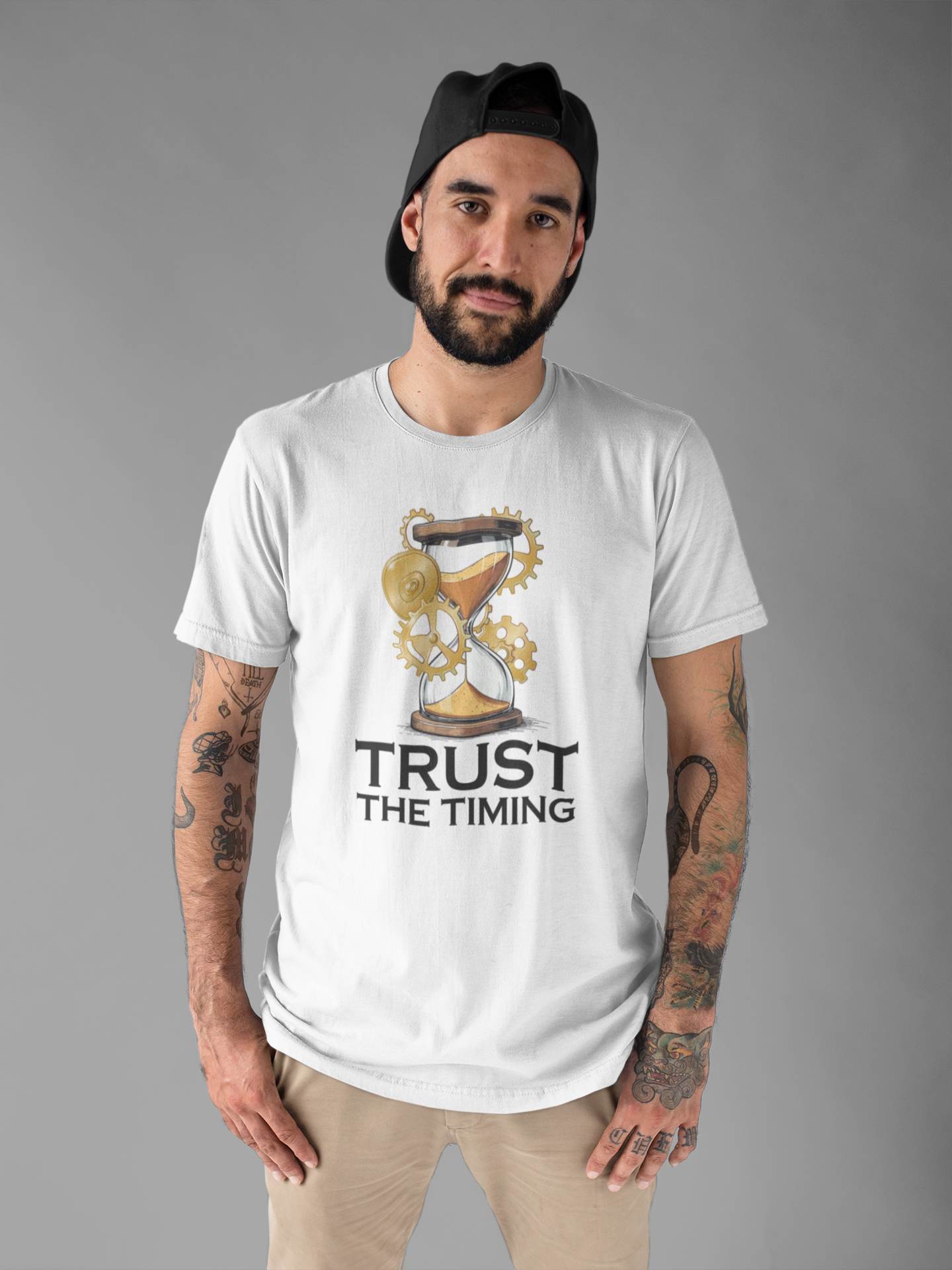 Trust the Timing Manifestation Tee for People Who Know the Universe Is on Schedule Even When Their Plans Feel Slightly Delayed