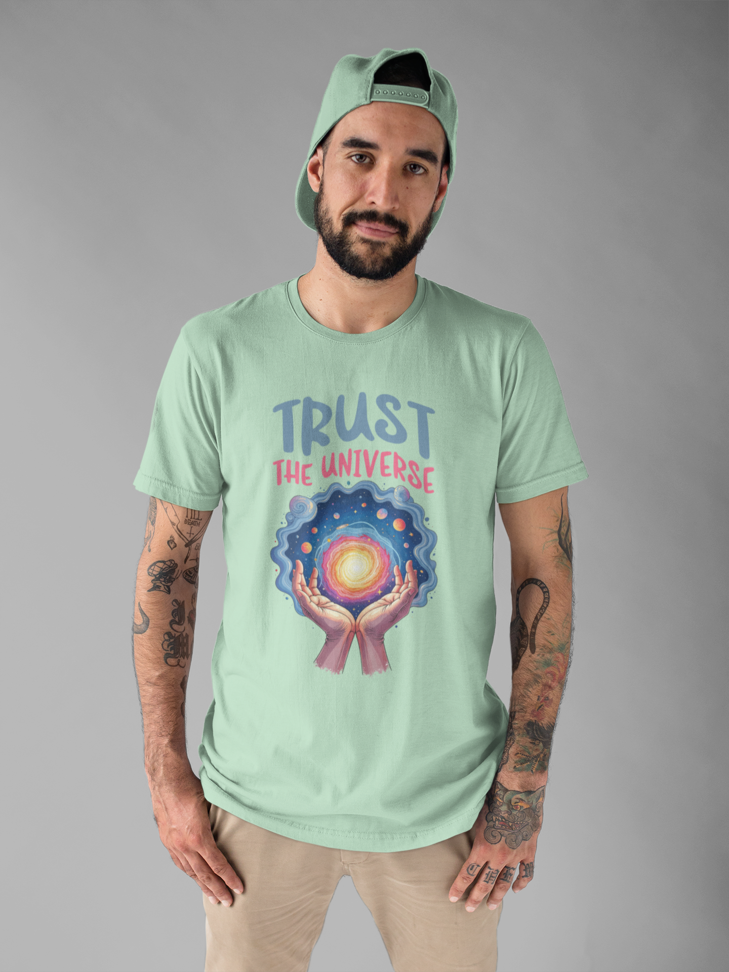 Cosmic Energy Shirt Spiritual Space Vibes Tee Radiating Universal Flow and Mystical Insight for Dreamers Meditators and Cosmic Thinkers