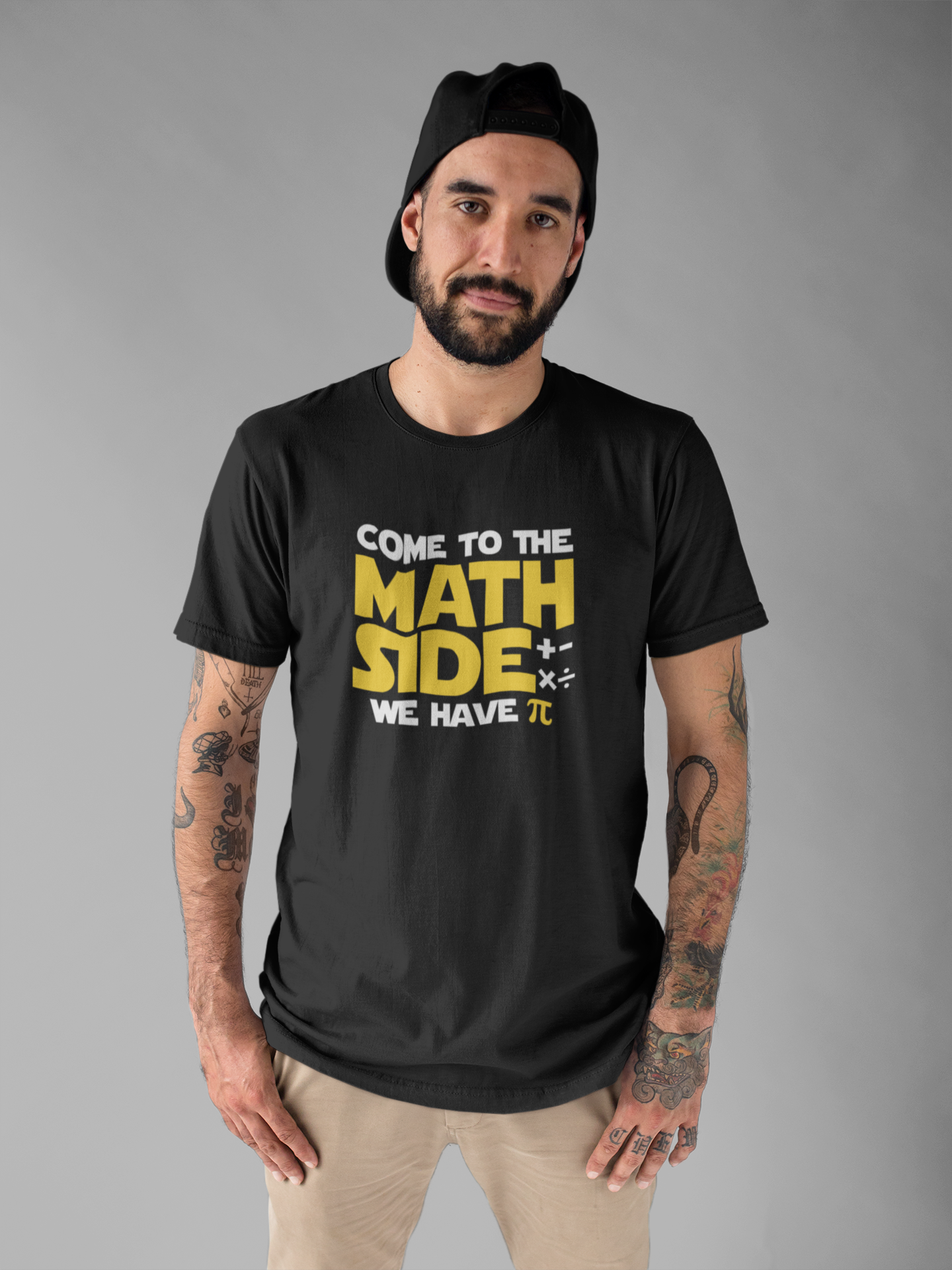 Funny Math Pun T-Shirt – Come to the Math Side with Pi