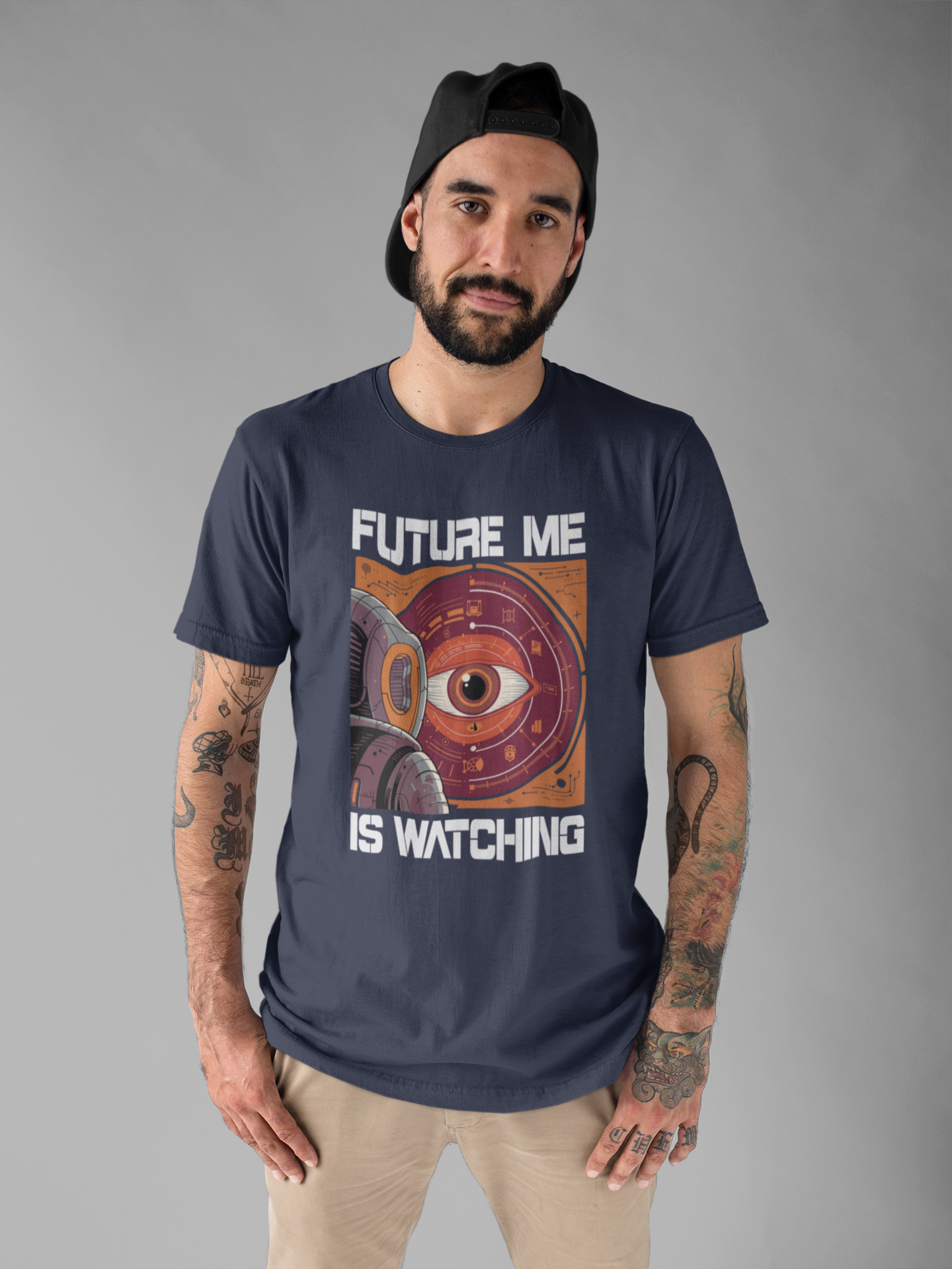 Future Me Is Watching Tee, Motivational Accountability Shirt, Self Growth Graphic Tee, Goal Driven Top, Mindset Gift