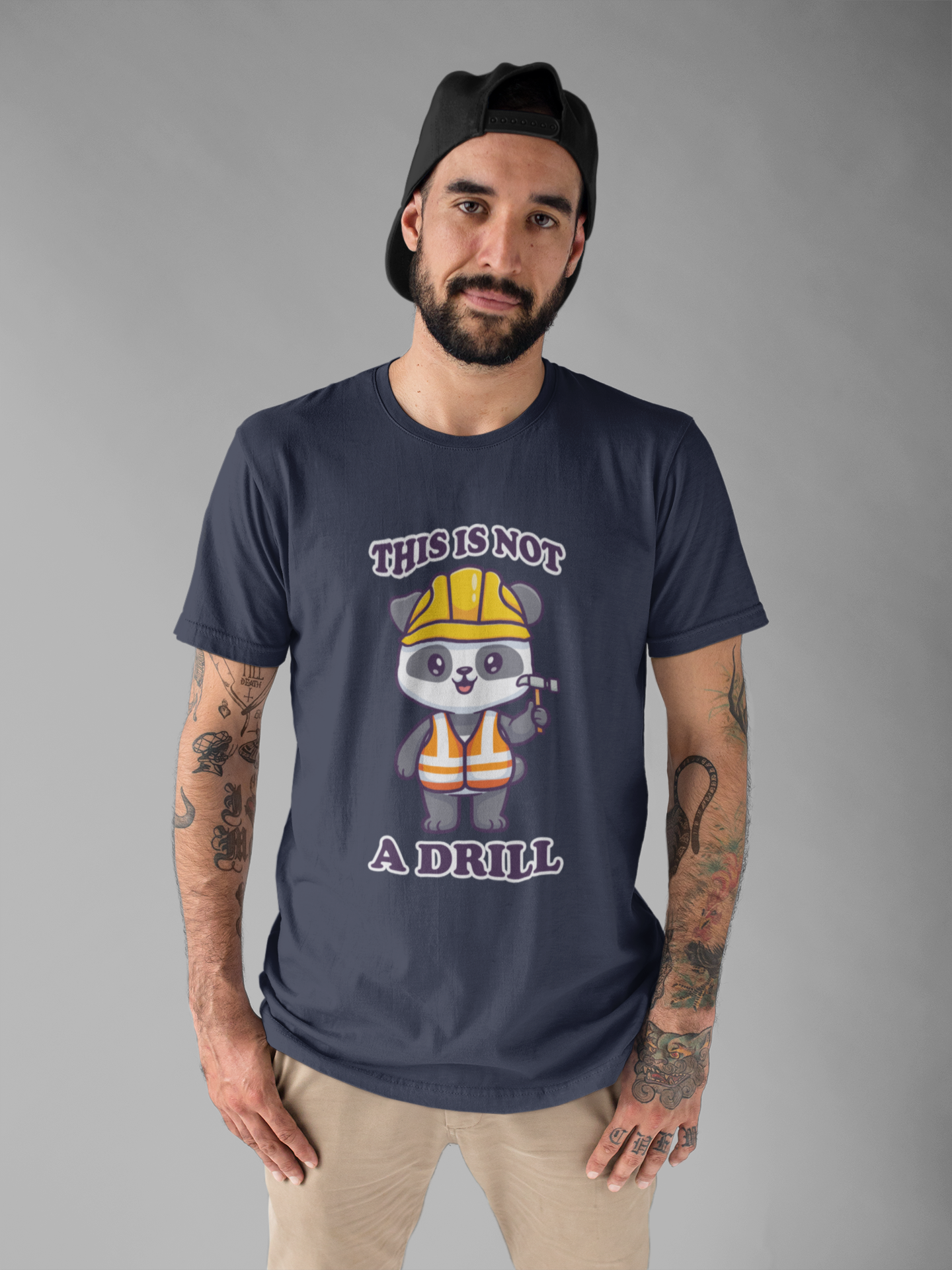 This Is Not a Drill T-Shirt – Cute Puppy Construction Worker Graphic Tee