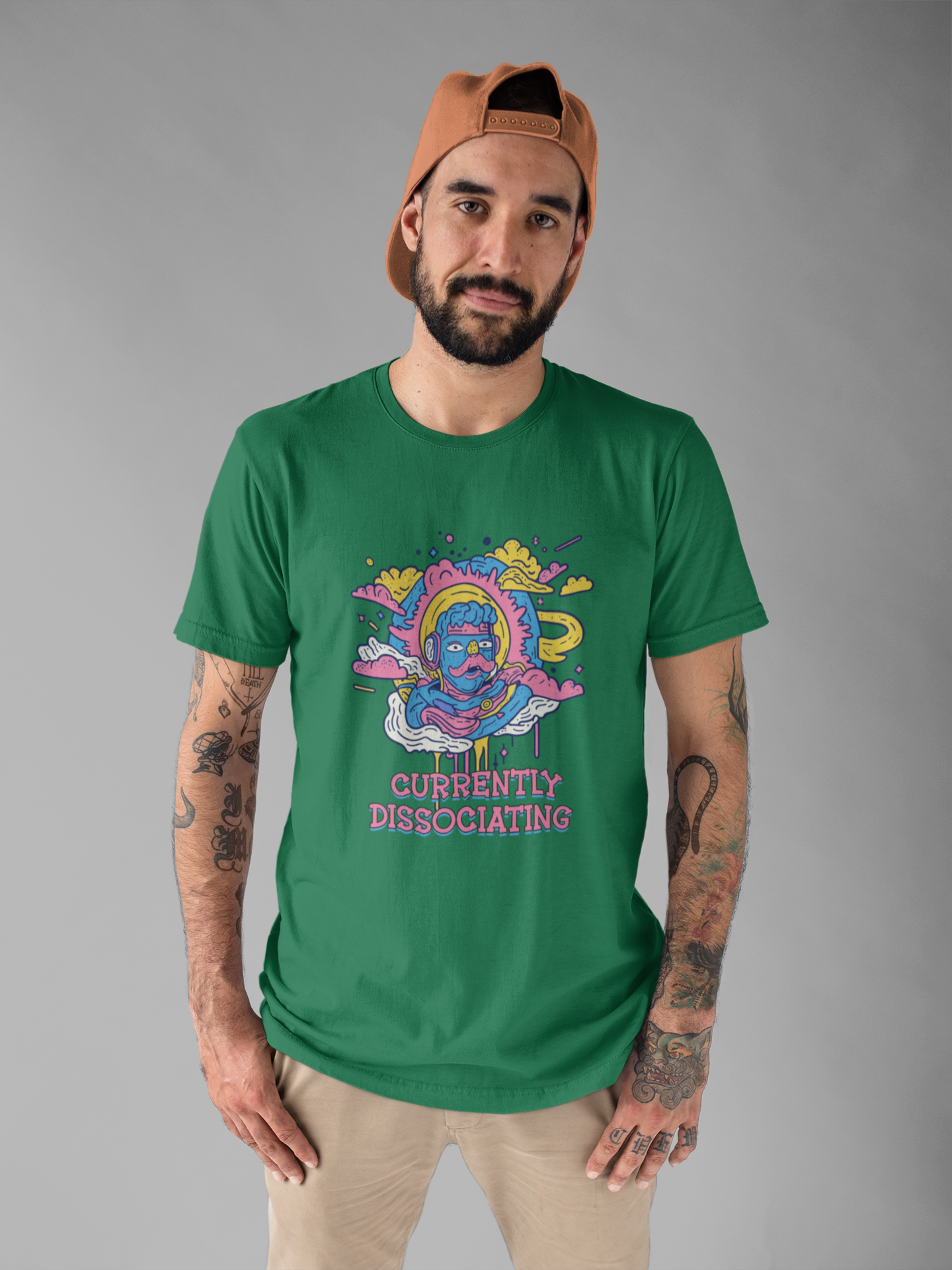 Currently Dissociating – Visually Detached from Reality or Oneself Graphic T-Shirt