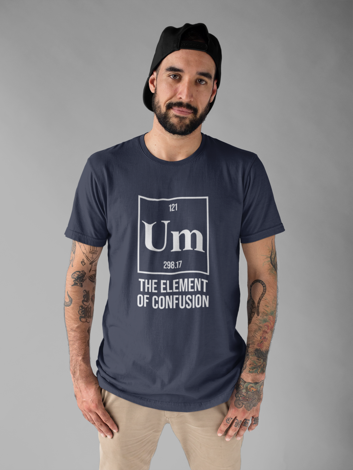 UM Element of Confusion Shirt – Chemistry Periodic Table Pun