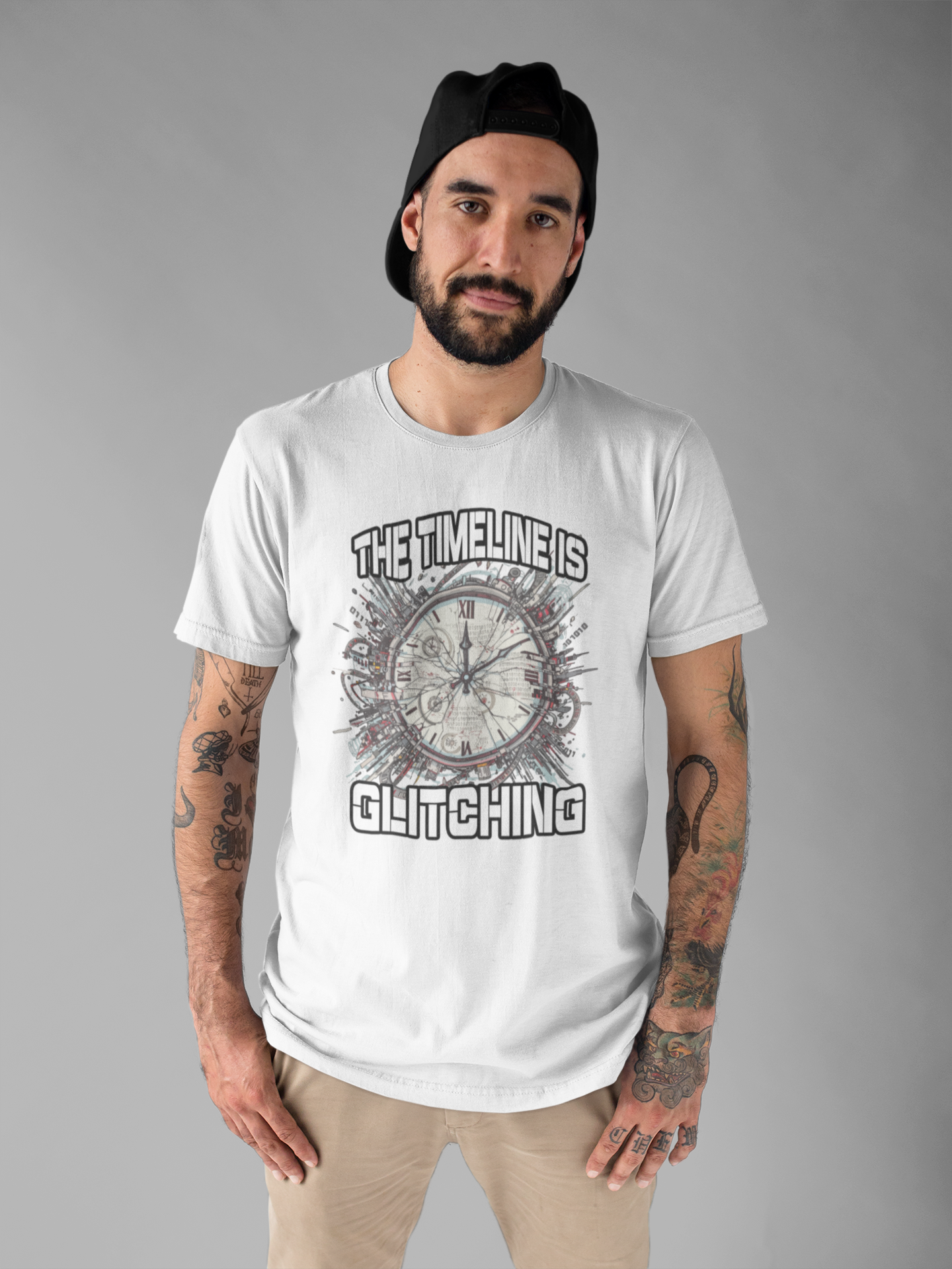 The Timeline is Glitching Tee, Sci-Fi Reality Error Shirt, Alternate Universe Humor Tee, Time Travel Nerd Gift Top