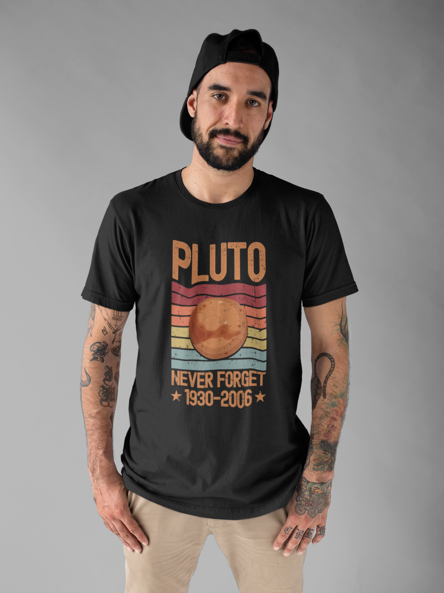 Pluto Never Forget 1930–2006 T-Shirt – Retro Space Science Planet Tee